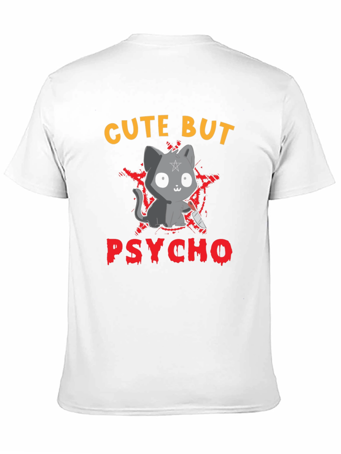 Cute But Psycho Cat Graphic Tee