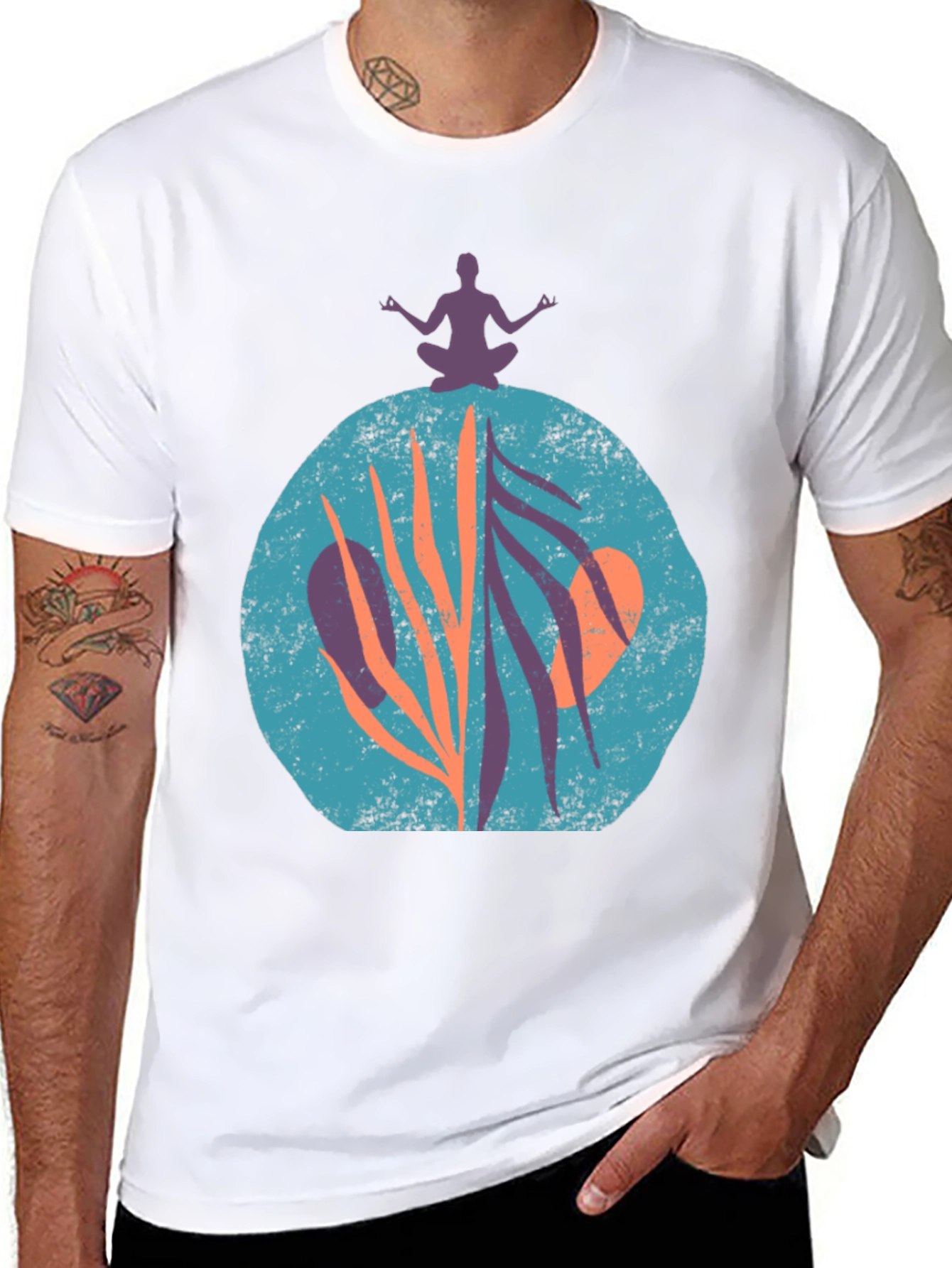 Yoga Meditation T-Shirt - Relaxed Style