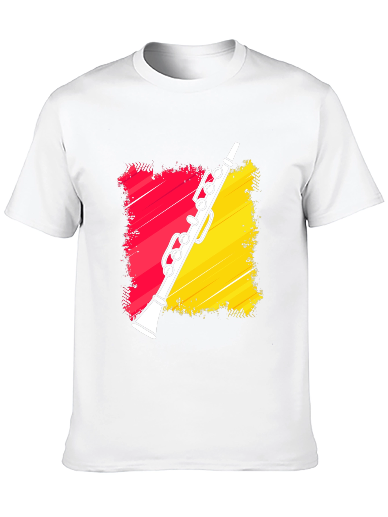 Clarinet Graphic Tee - Musical Instrument T-Shirt