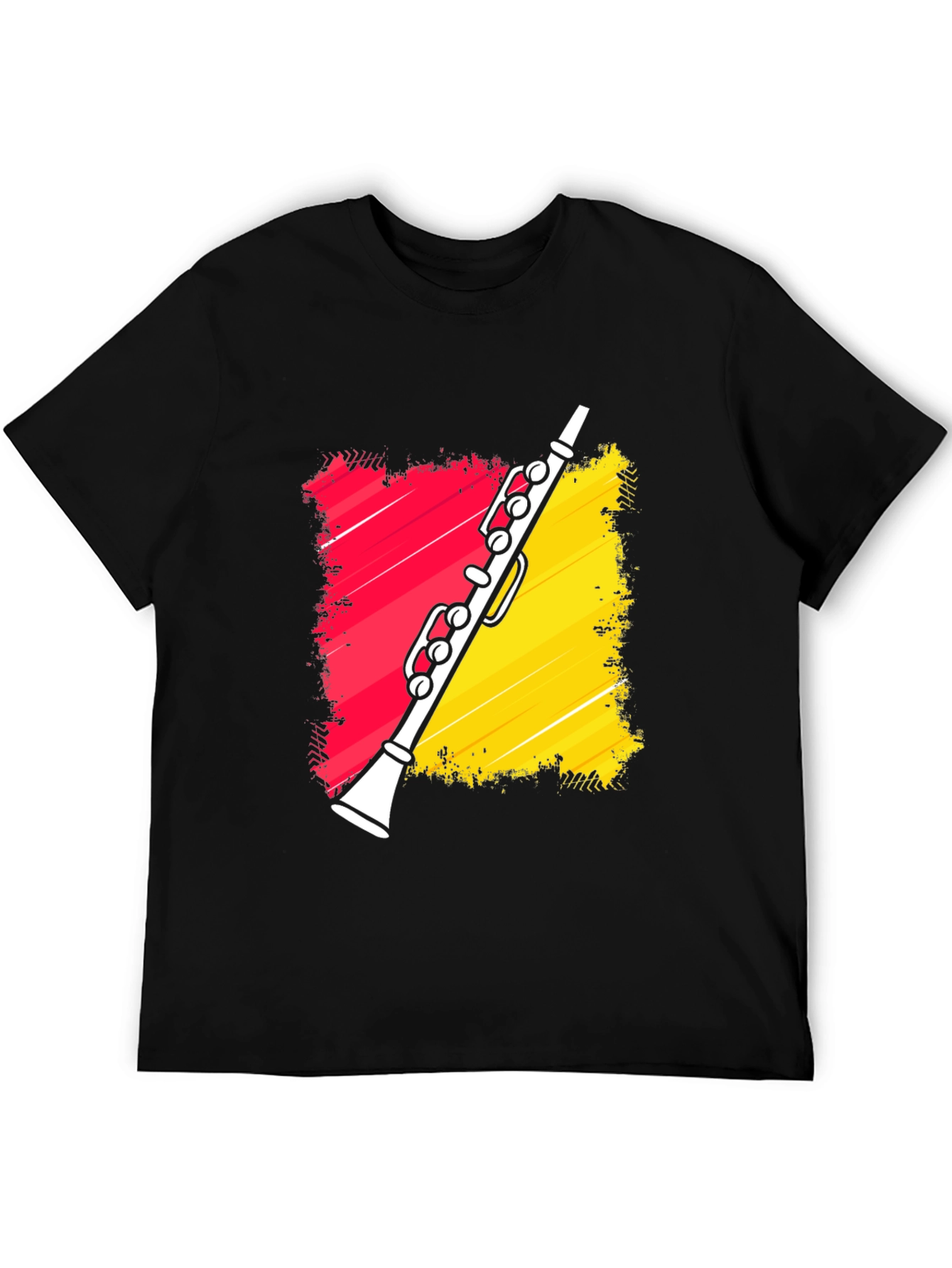 Clarinet Graphic Tee - Musical Instrument T-Shirt