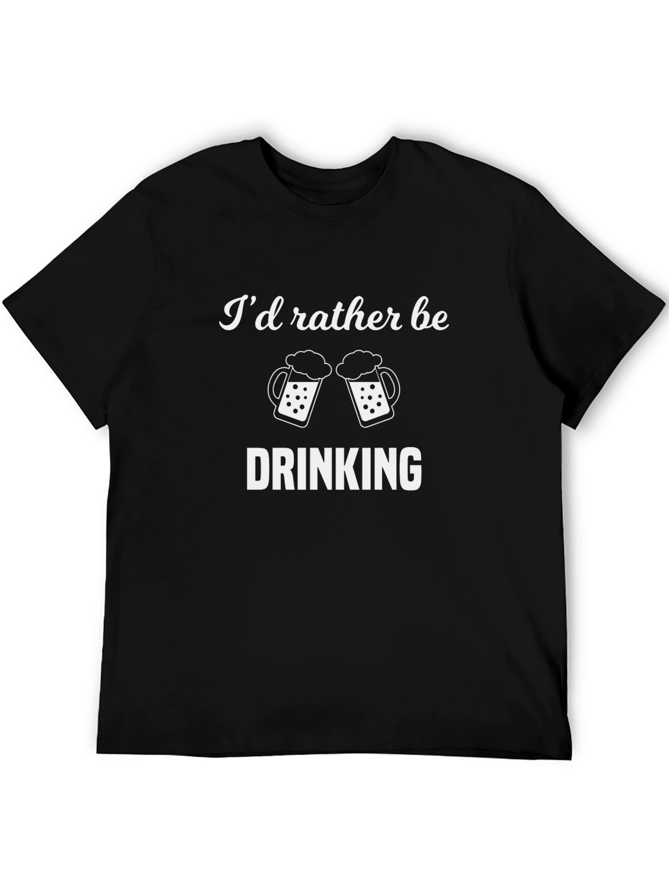 Id Rather Be Drinking Graphic T-Shirt
