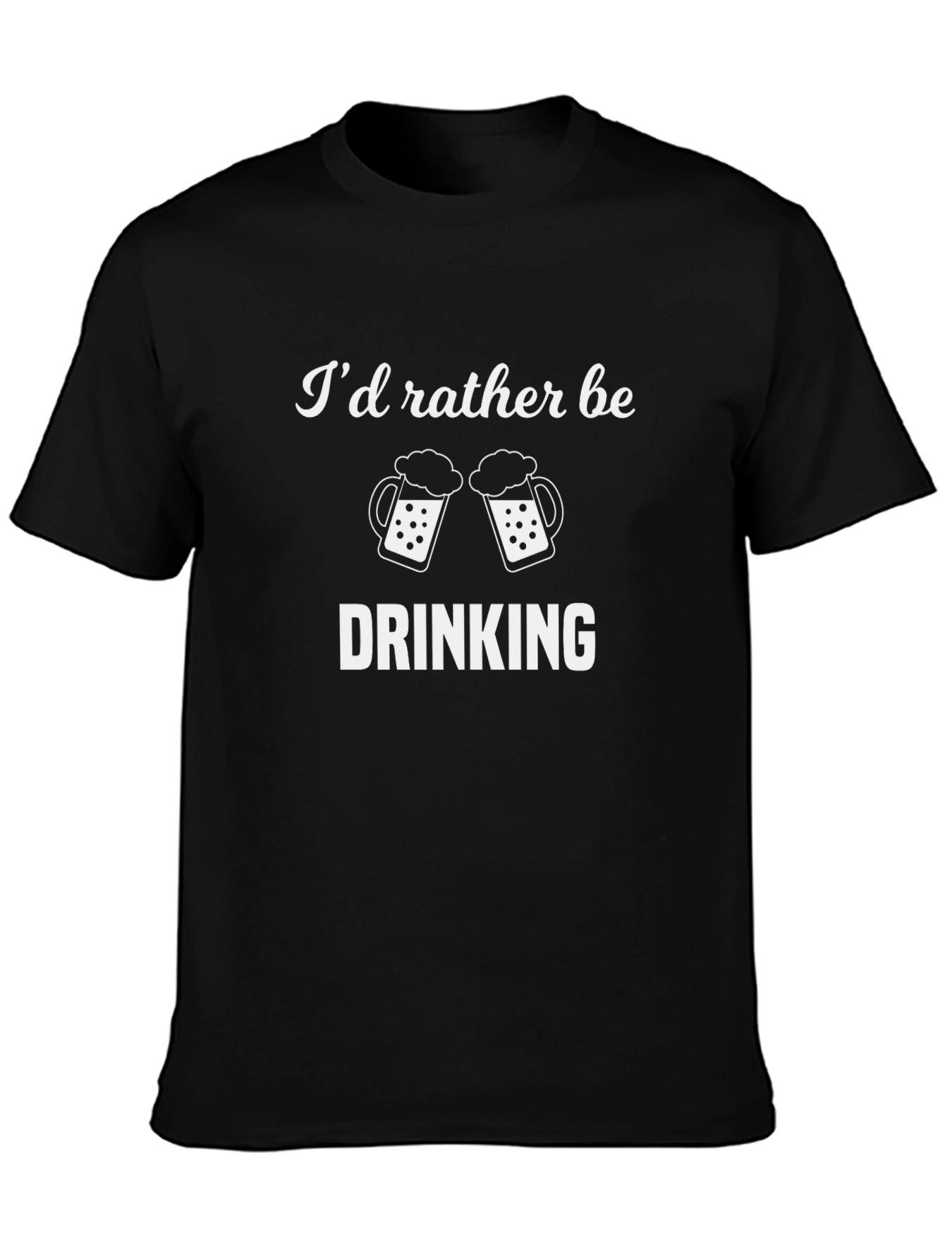 Id Rather Be Drinking Graphic T-Shirt