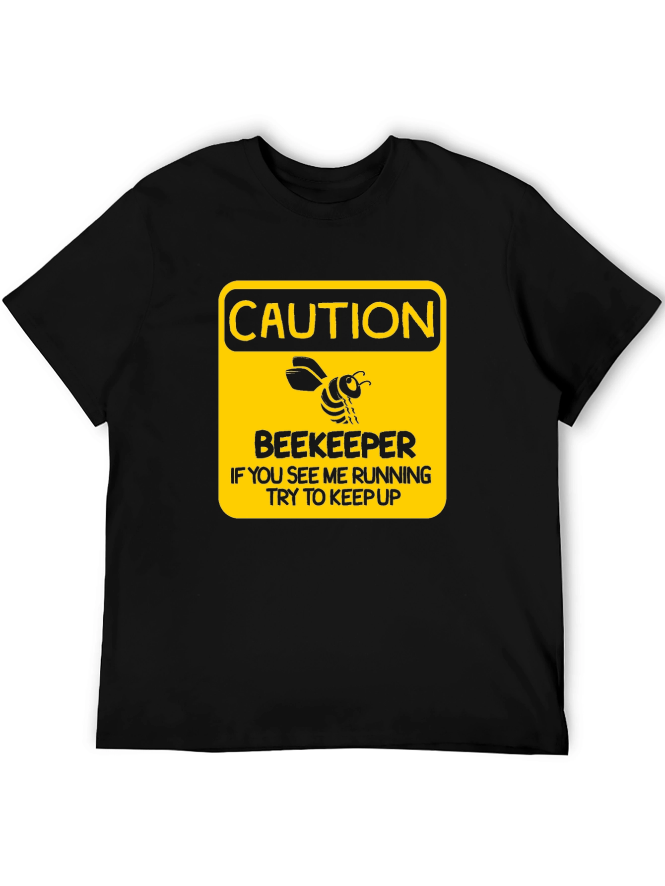 Caution Beekeeper T-Shirt Funny Bee Keeper Gift