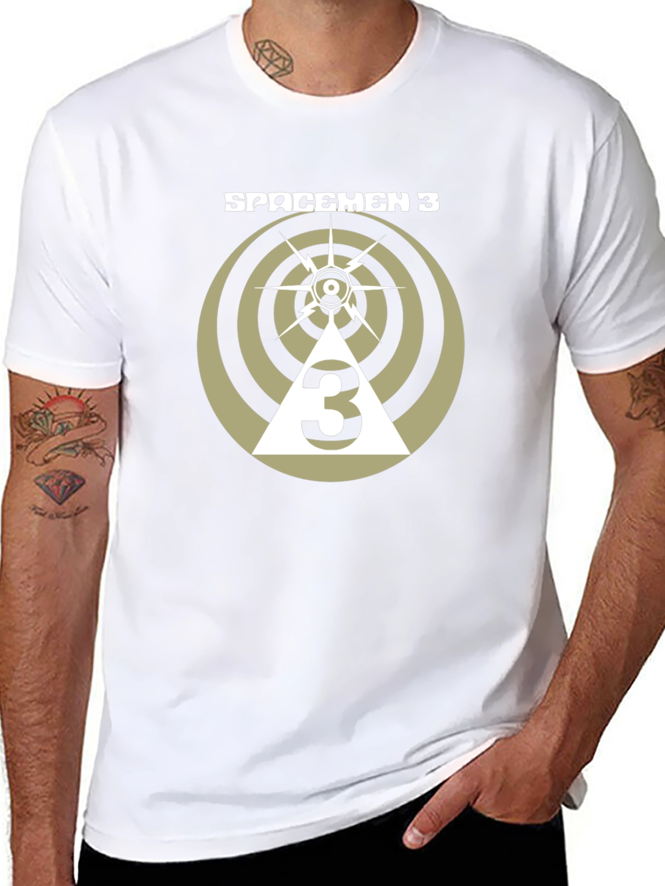 Spacemen 3 Graphic Print Black T-Shirt