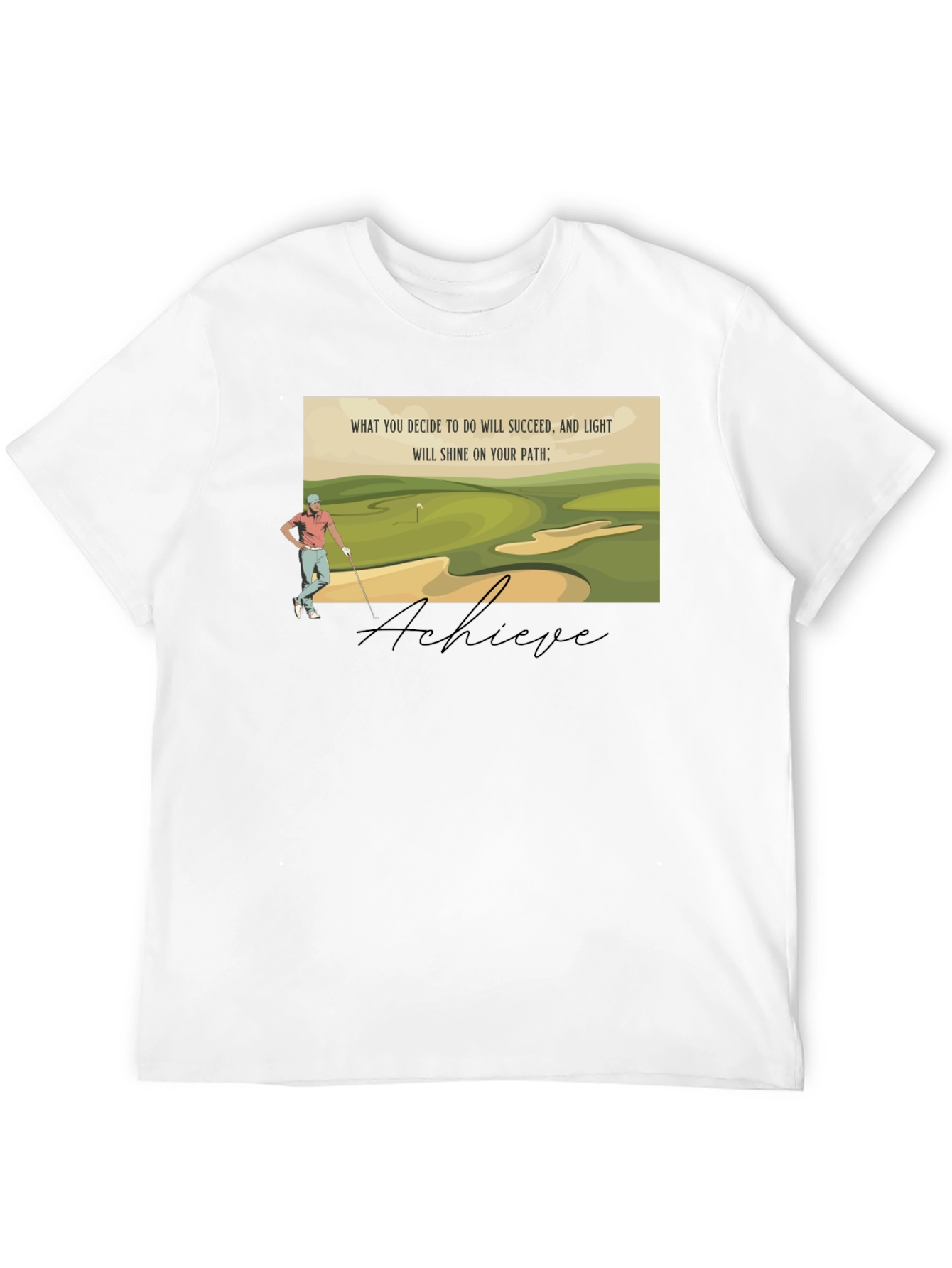Achieve Golf T-Shirt - Light Your Path