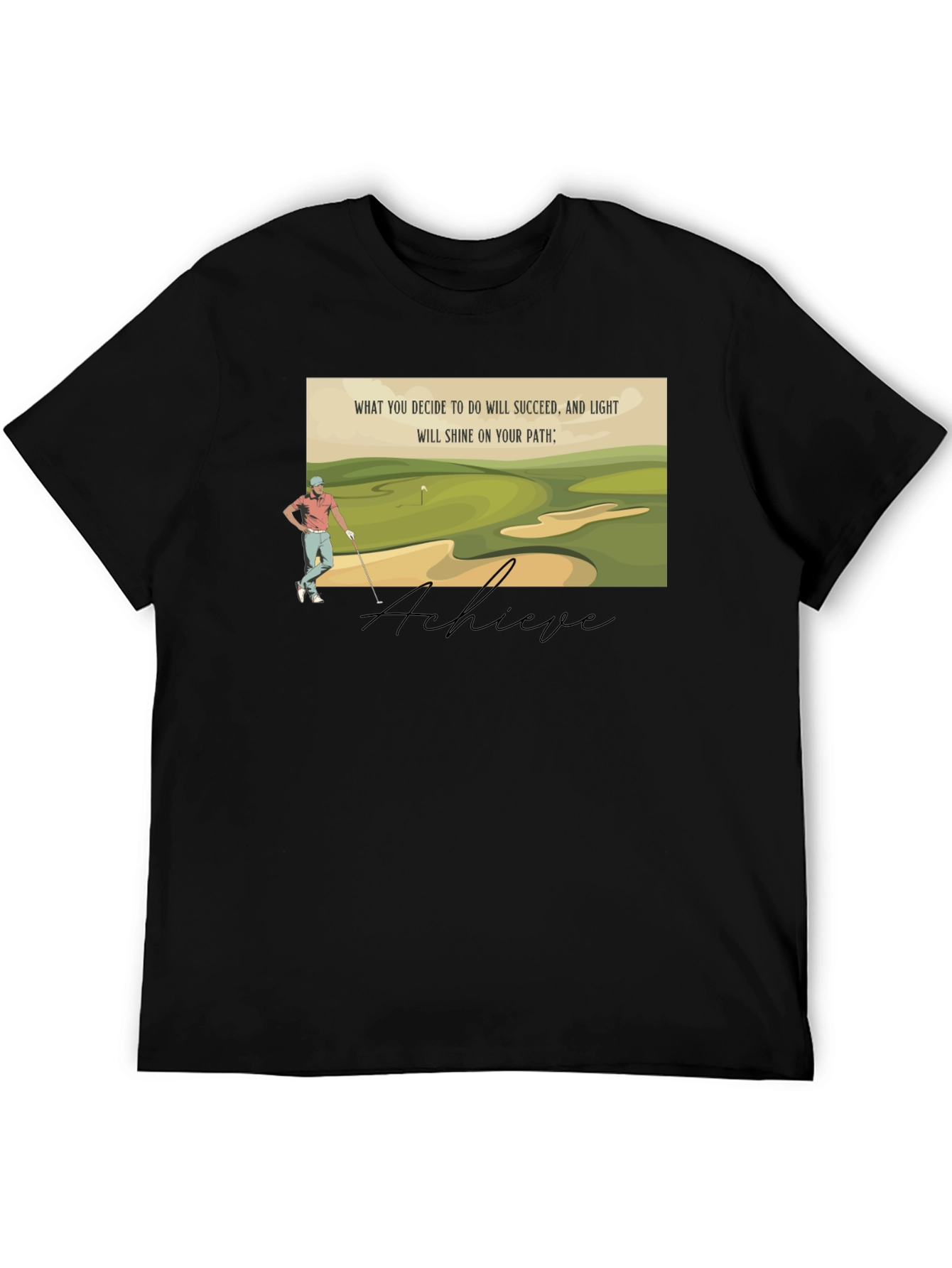 Achieve Golf T-Shirt - Light Your Path