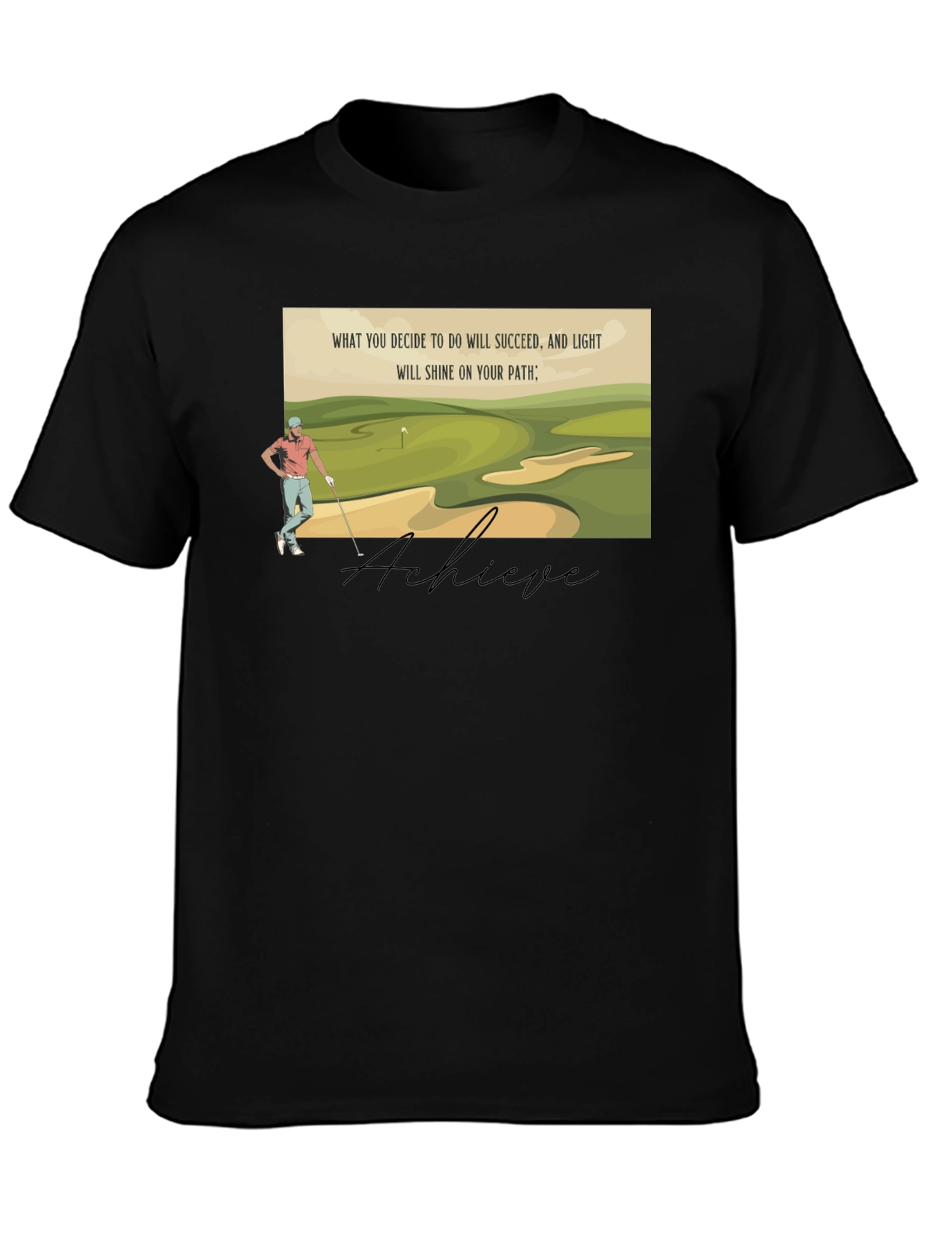 Achieve Golf T-Shirt - Light Your Path