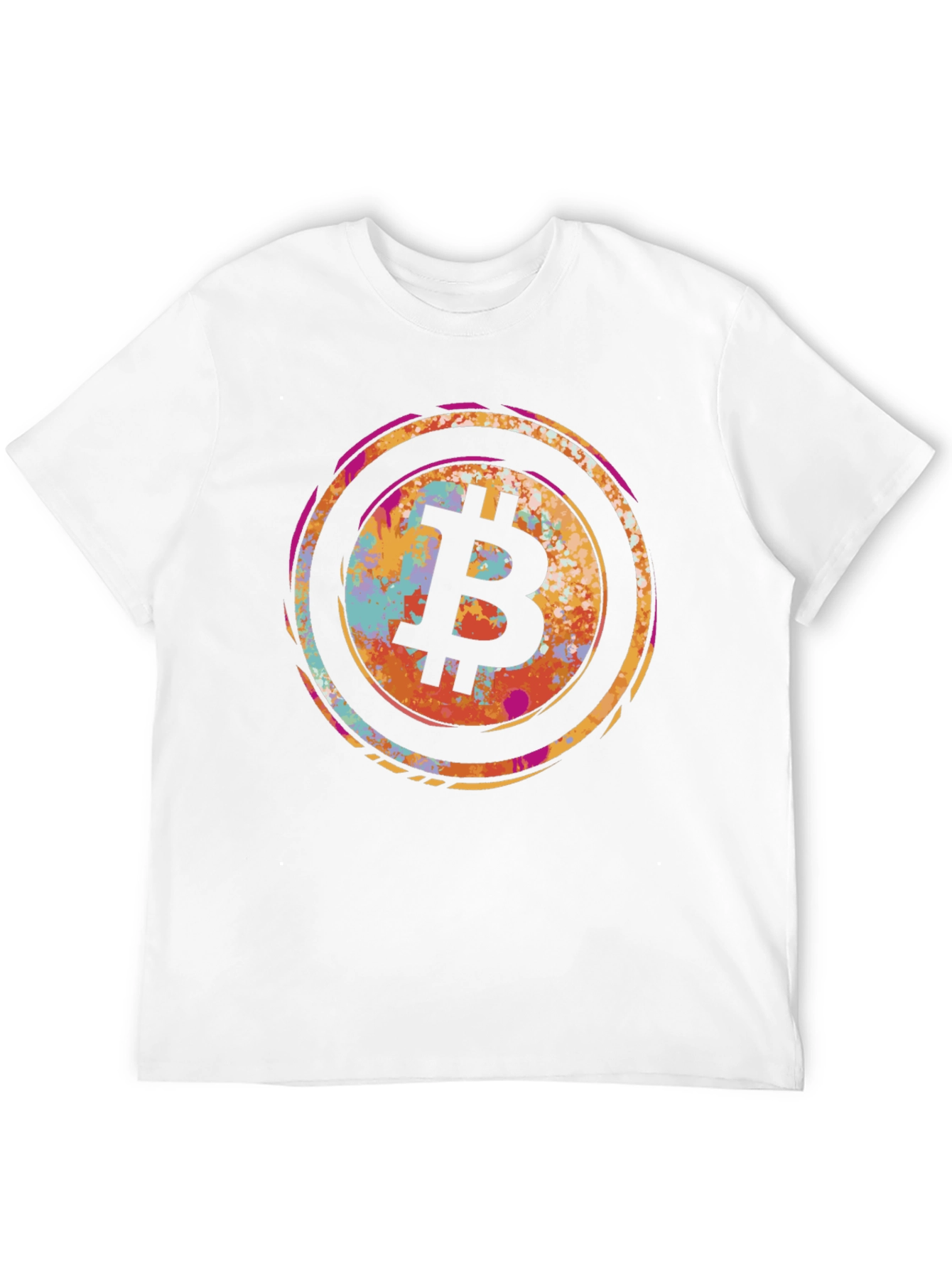 Bitcoin Splash Graphic T-Shirt - Crypto Style
