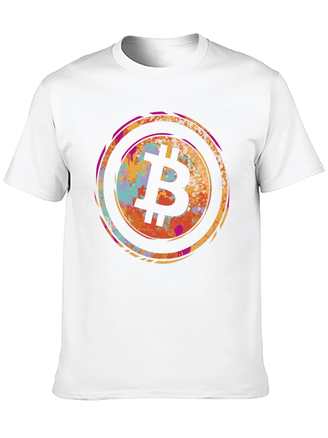 Bitcoin Splash Graphic T-Shirt - Crypto Style