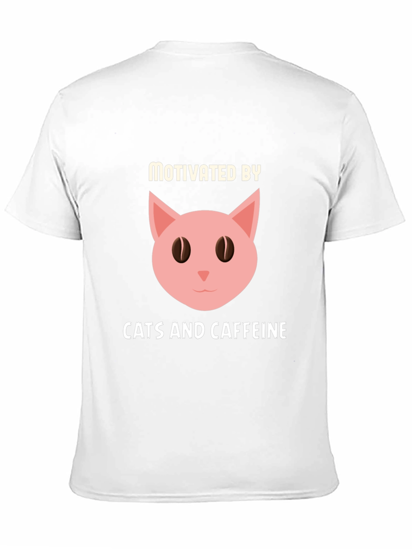 Motivated by Cats and Caffeine T-Shirt
