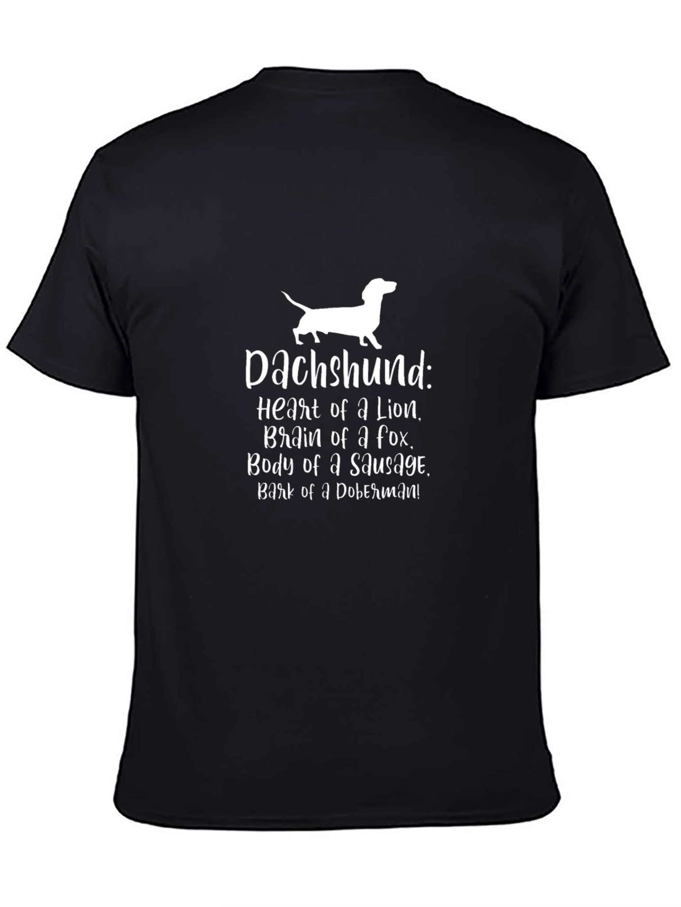 Dachshund Heart of a Lion Graphic T-Shirt