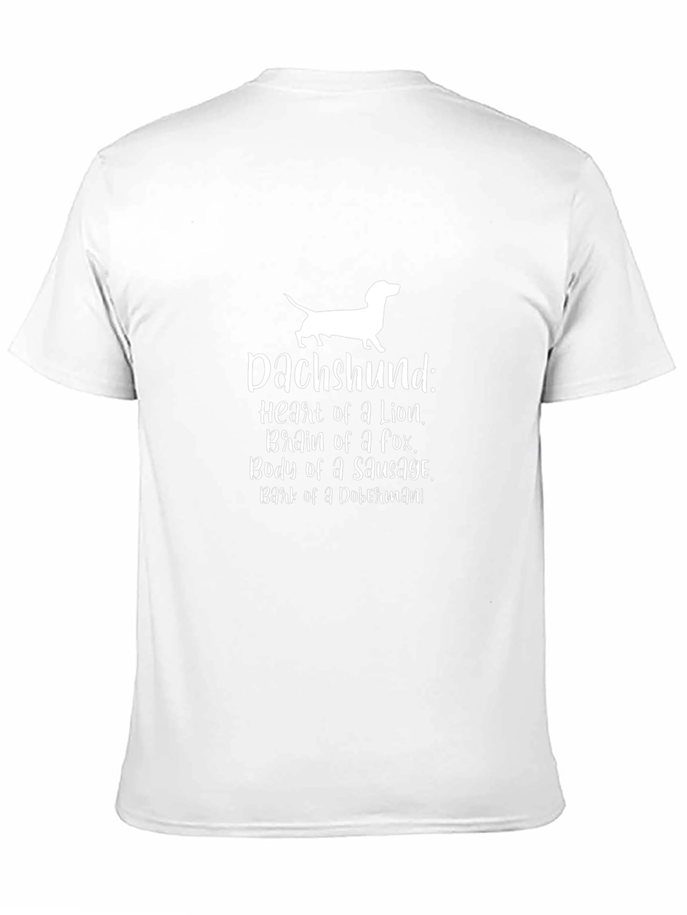 Dachshund Heart of a Lion Graphic T-Shirt