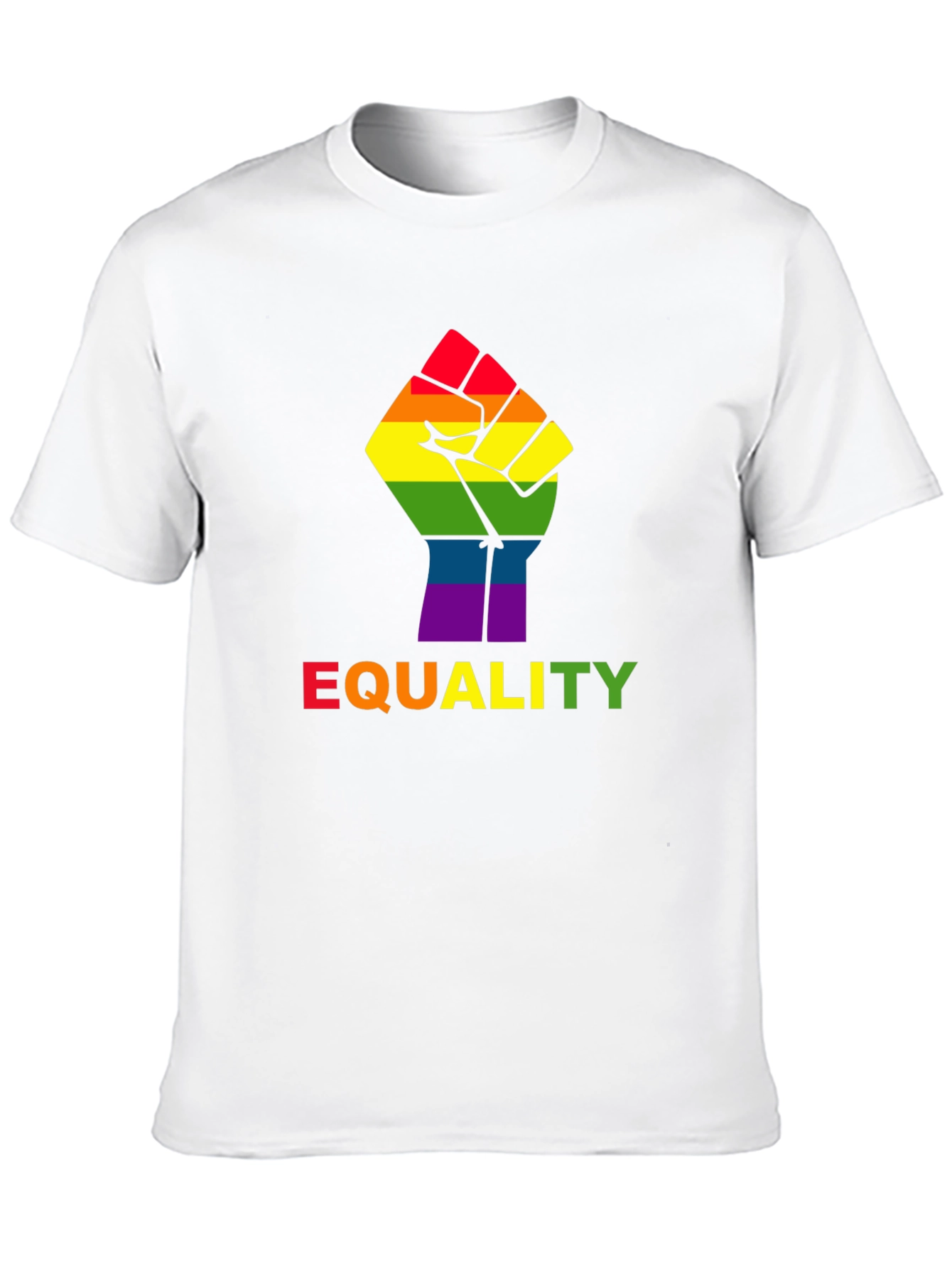 Equality Fist Pride Tee - Black LGBT Rights T-Shirt