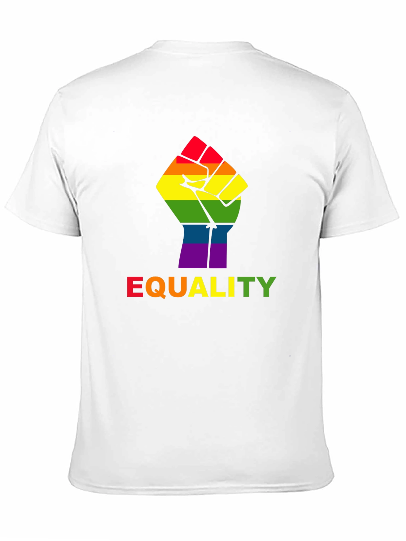 Equality Fist Pride Tee - Black LGBT Rights T-Shirt