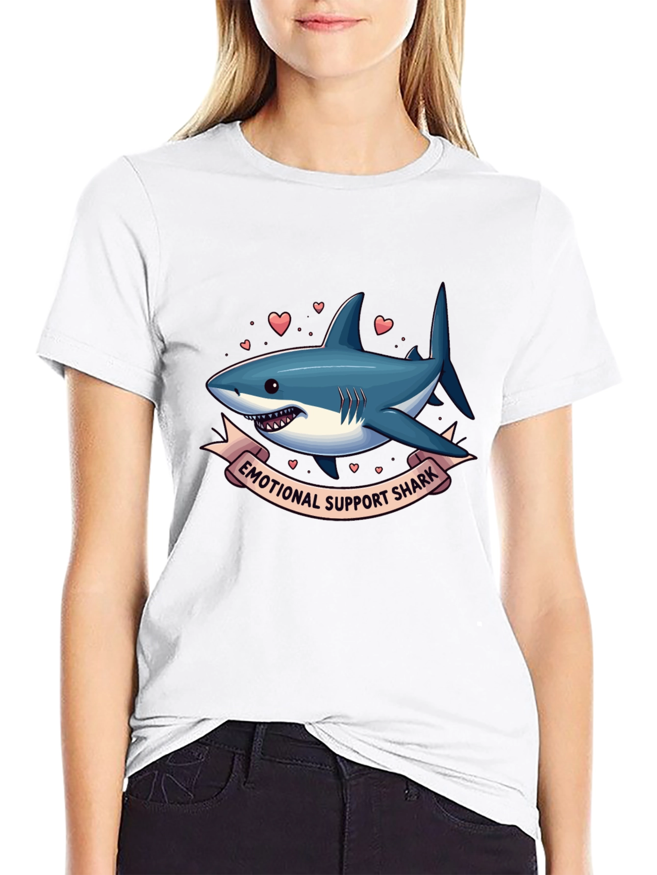 Emotional Support Shark T-Shirt