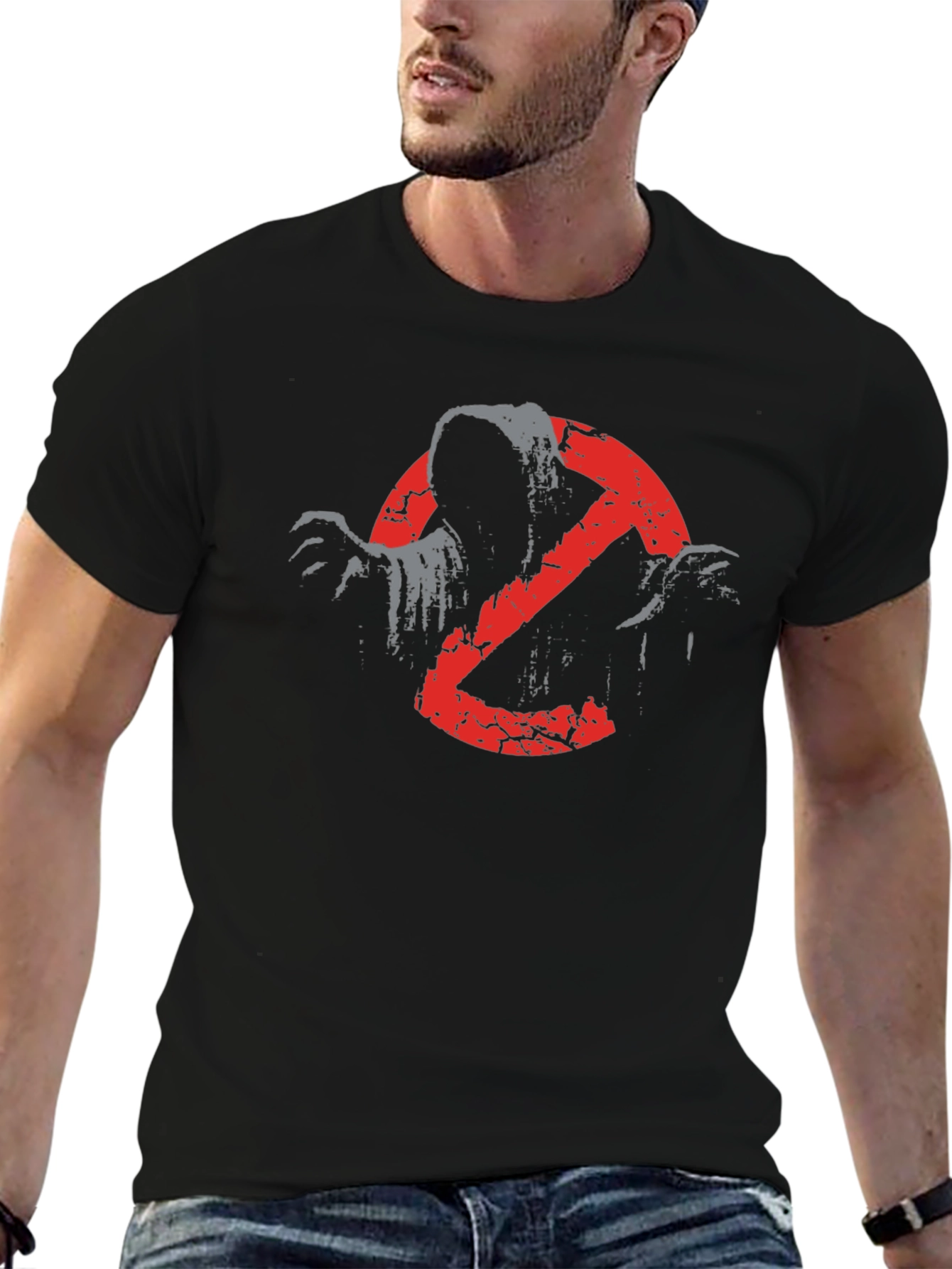 Ghost Graphic Tee - Busting Makes Me Feel Good!