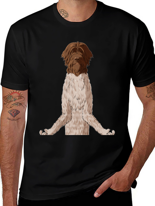 Zen Dog T-Shirt - Meditating Griffon