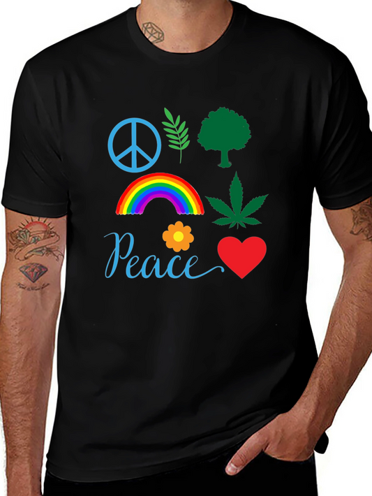 Peace Sign Graphic T-Shirt Unisex