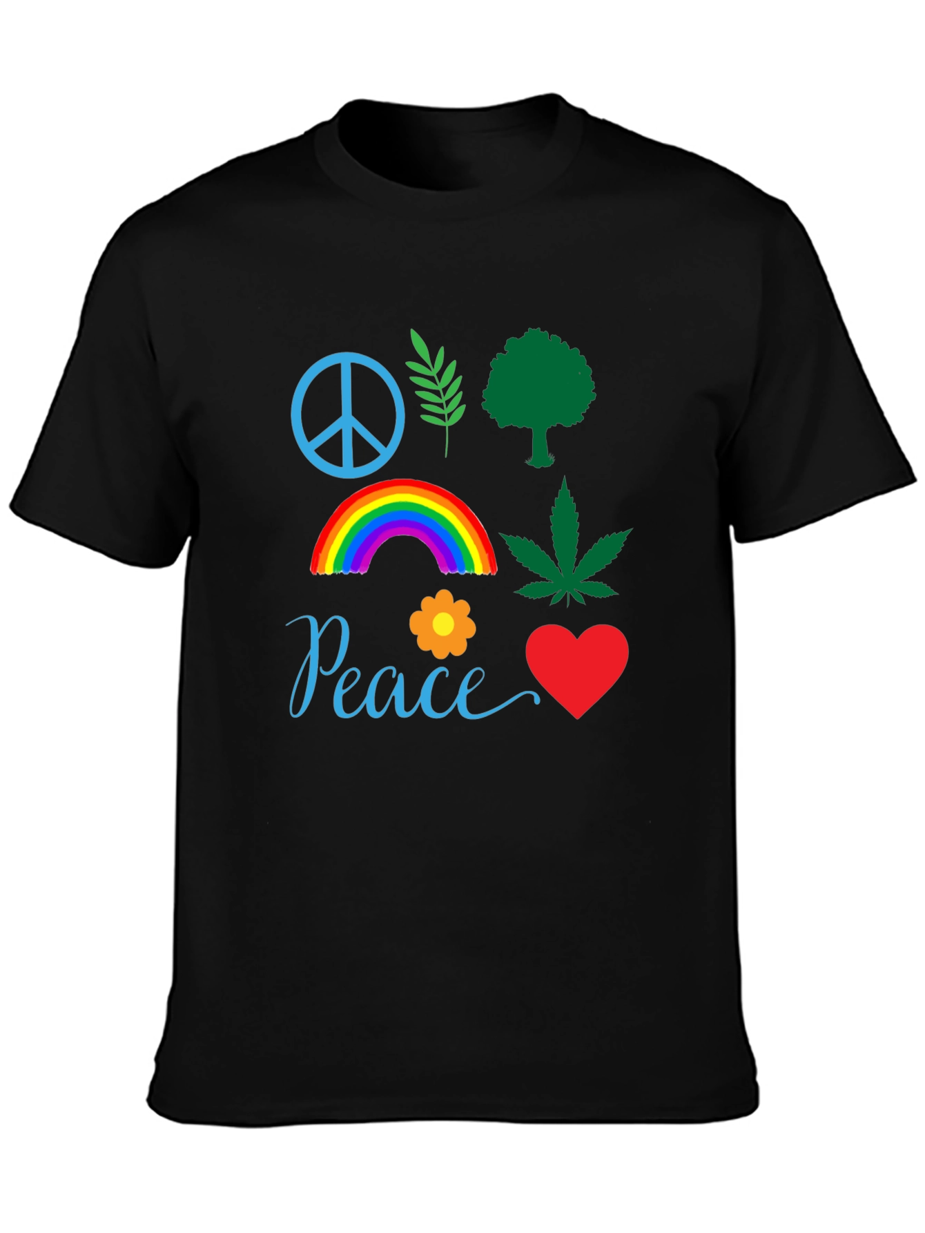 Peace Sign Graphic T-Shirt Unisex