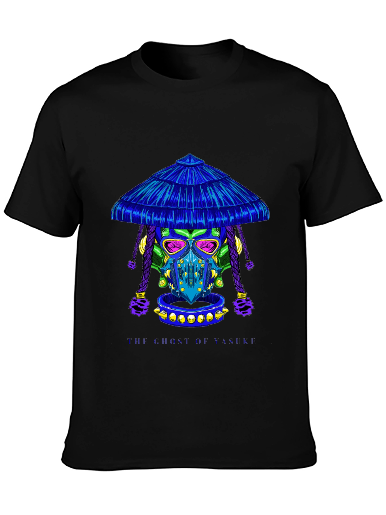Samurai Skull Graphic Tee - Unique Streetwear Design