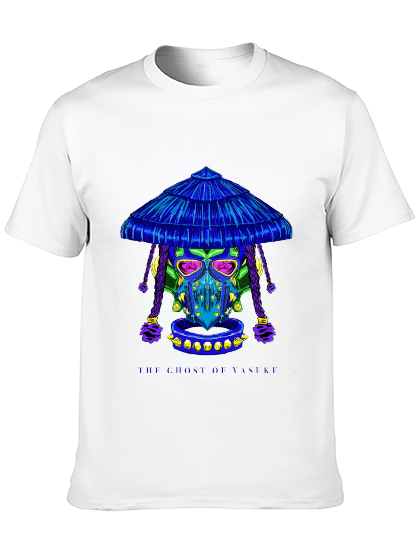Samurai Skull Graphic Tee - Unique Streetwear Design