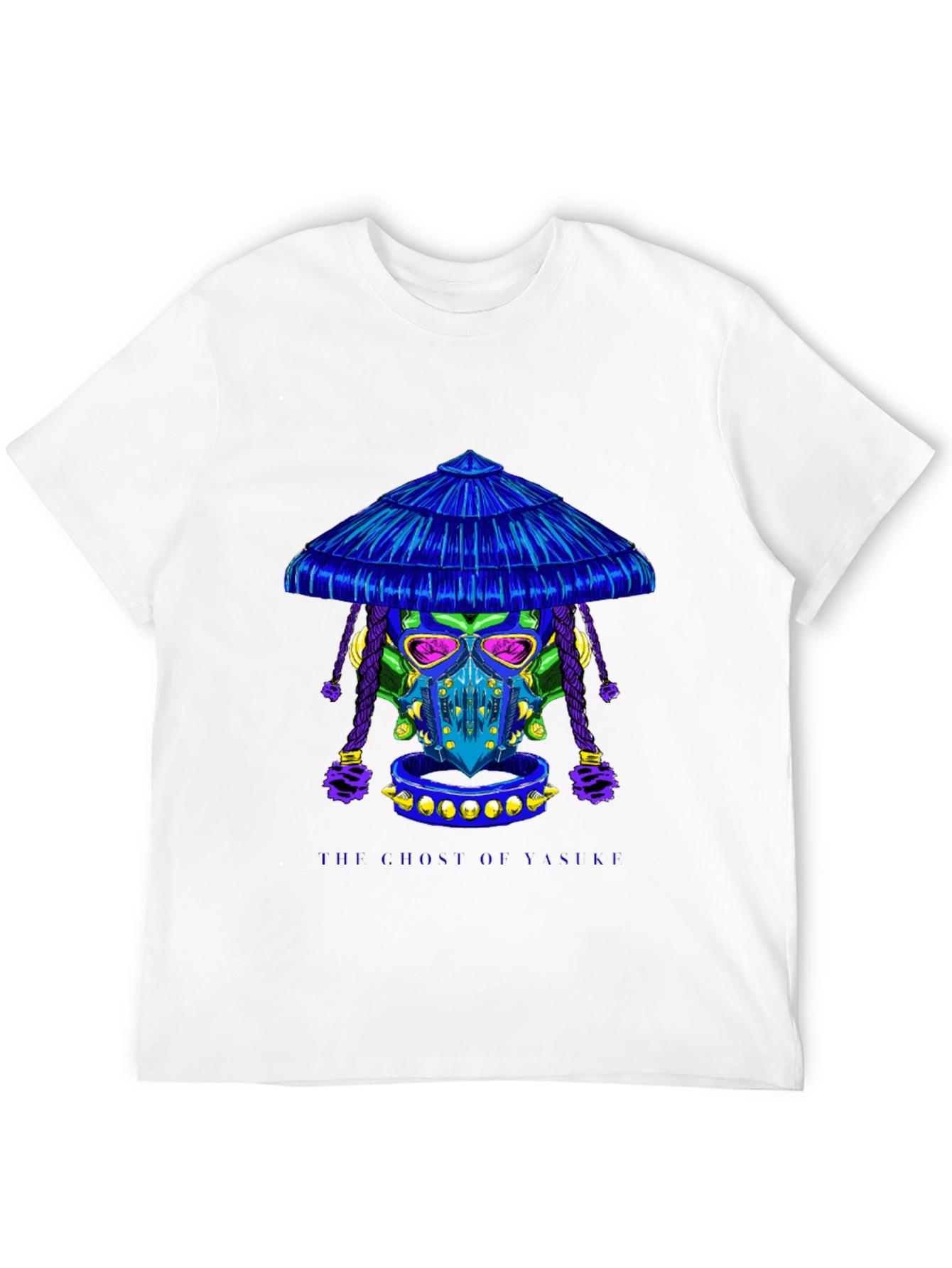 Samurai Skull Graphic Tee - Unique Streetwear Design