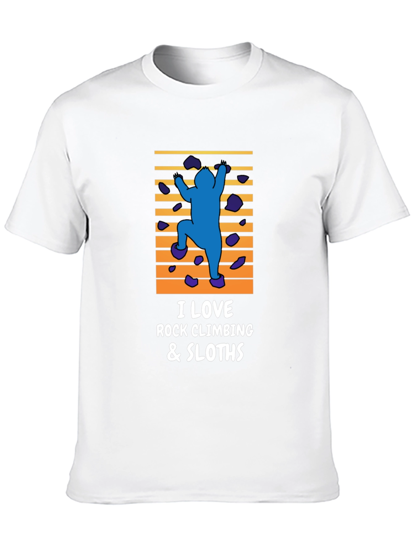 Rock Climbing & Sloths Graphic Tee