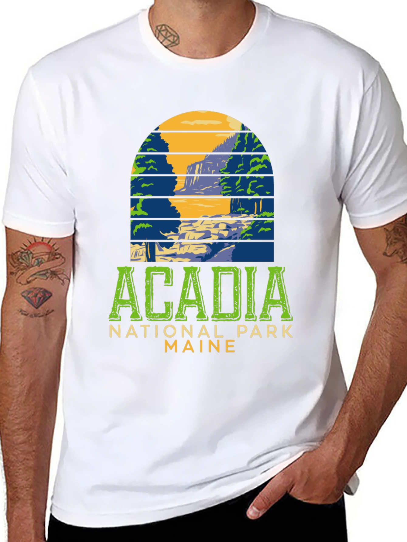 Acadia National Park Maine Graphic Tee