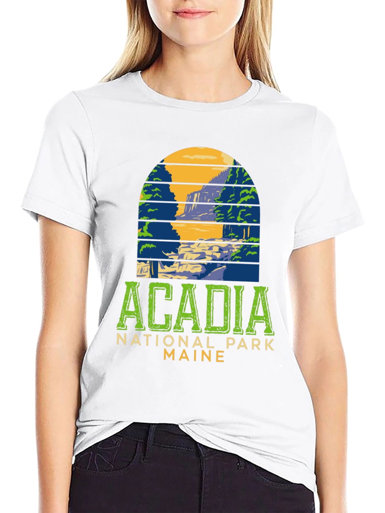 Acadia National Park Maine Graphic Tee