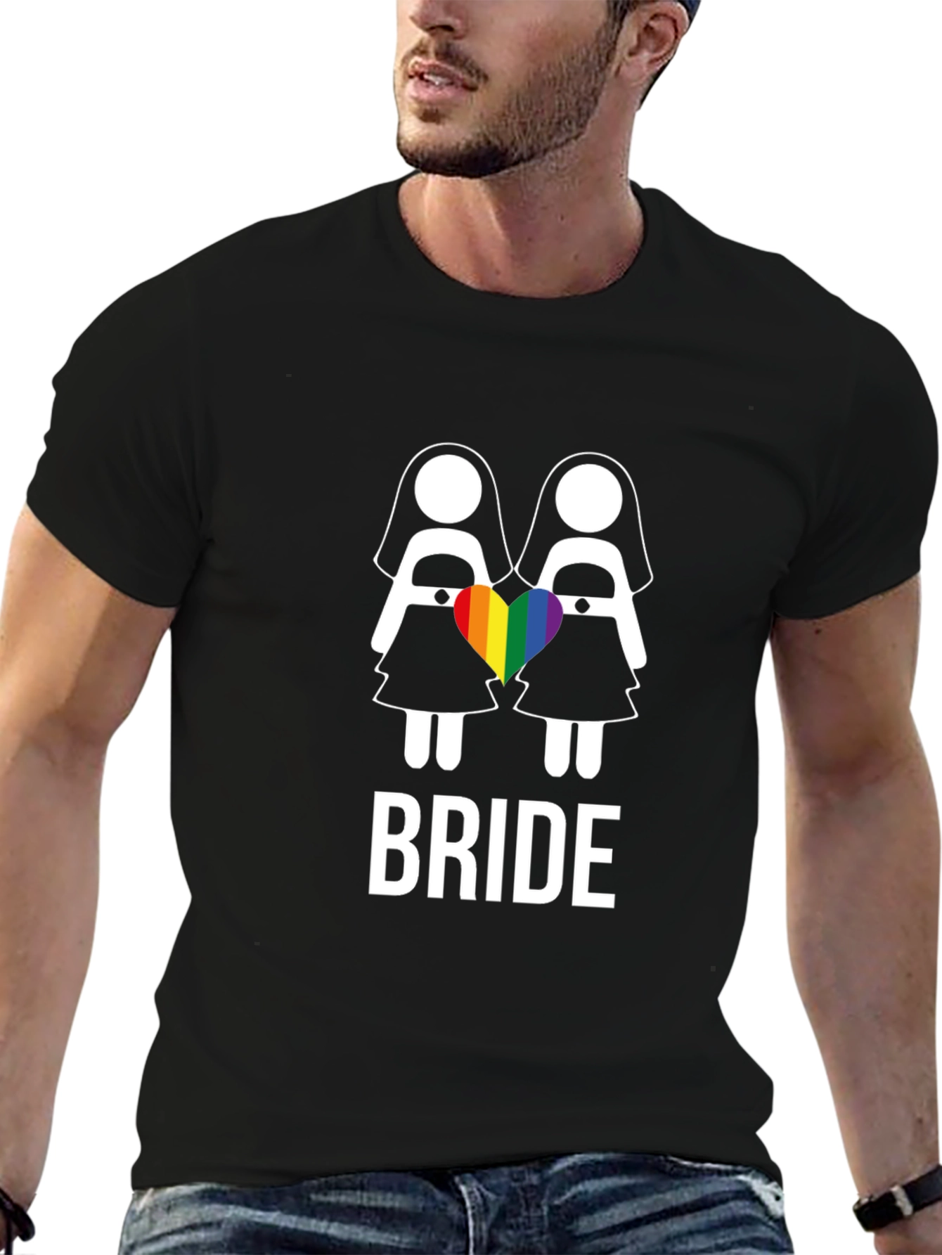 Bride LGBT Pride Graphic Tee