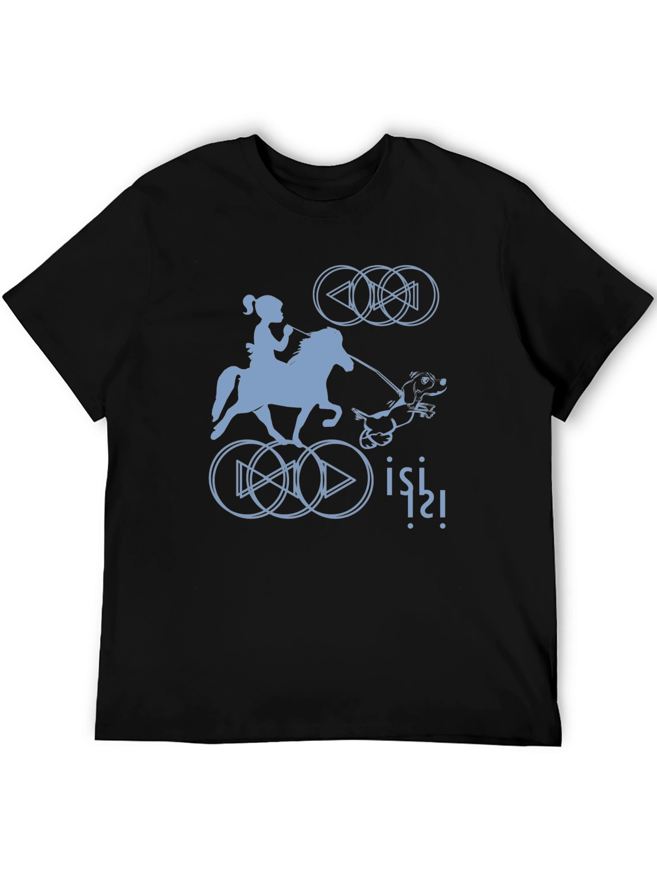Quirky Graphic Tee - Horse Rider Design