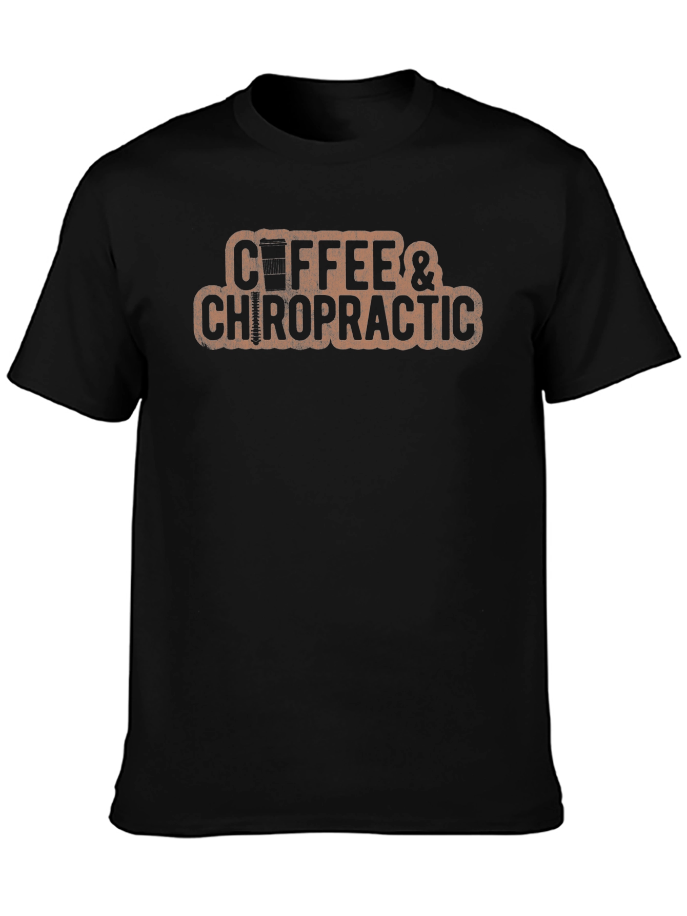 Coffee & Chiropractic Graphic T-Shirt