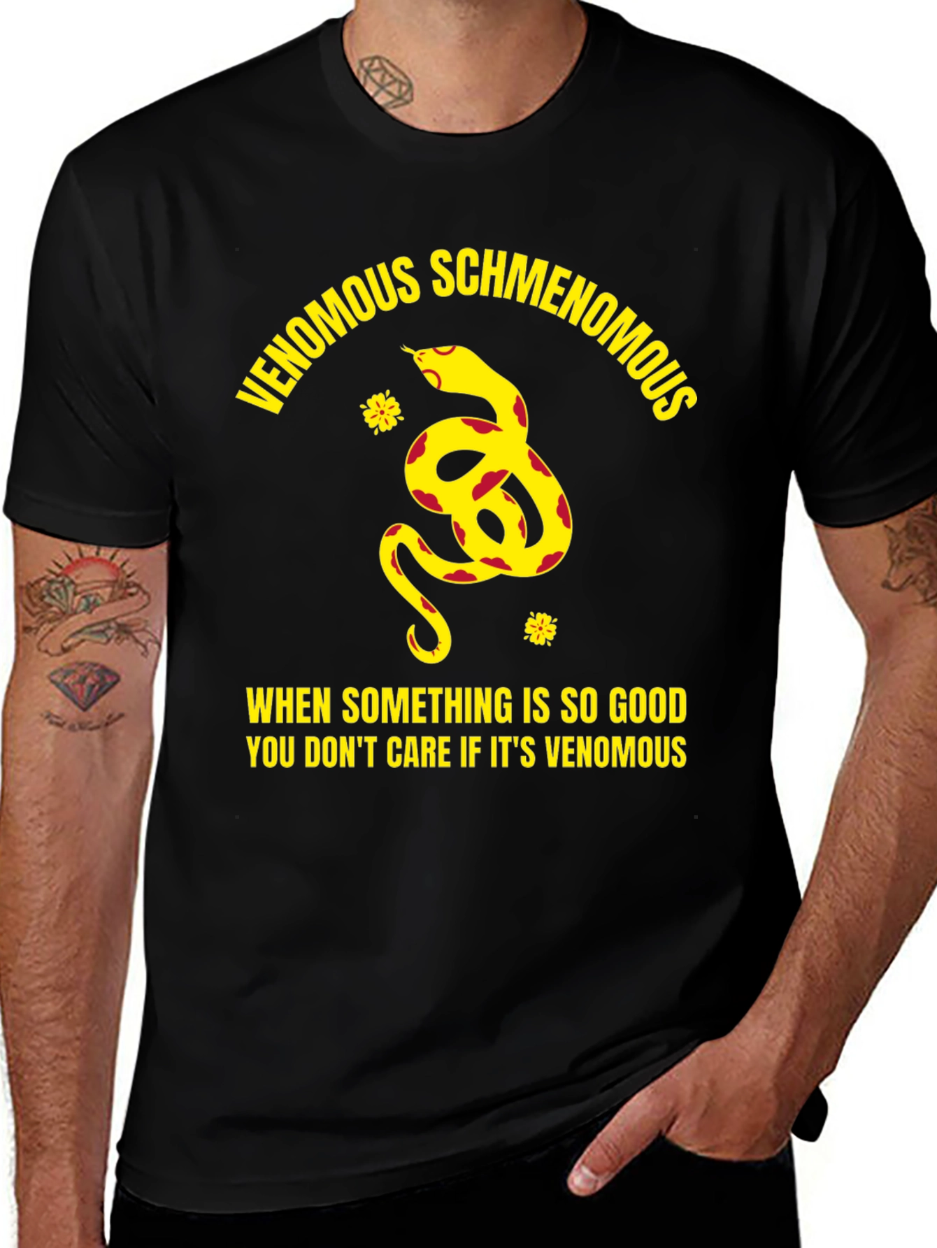 Venomous Schmenomous Graphic Tee