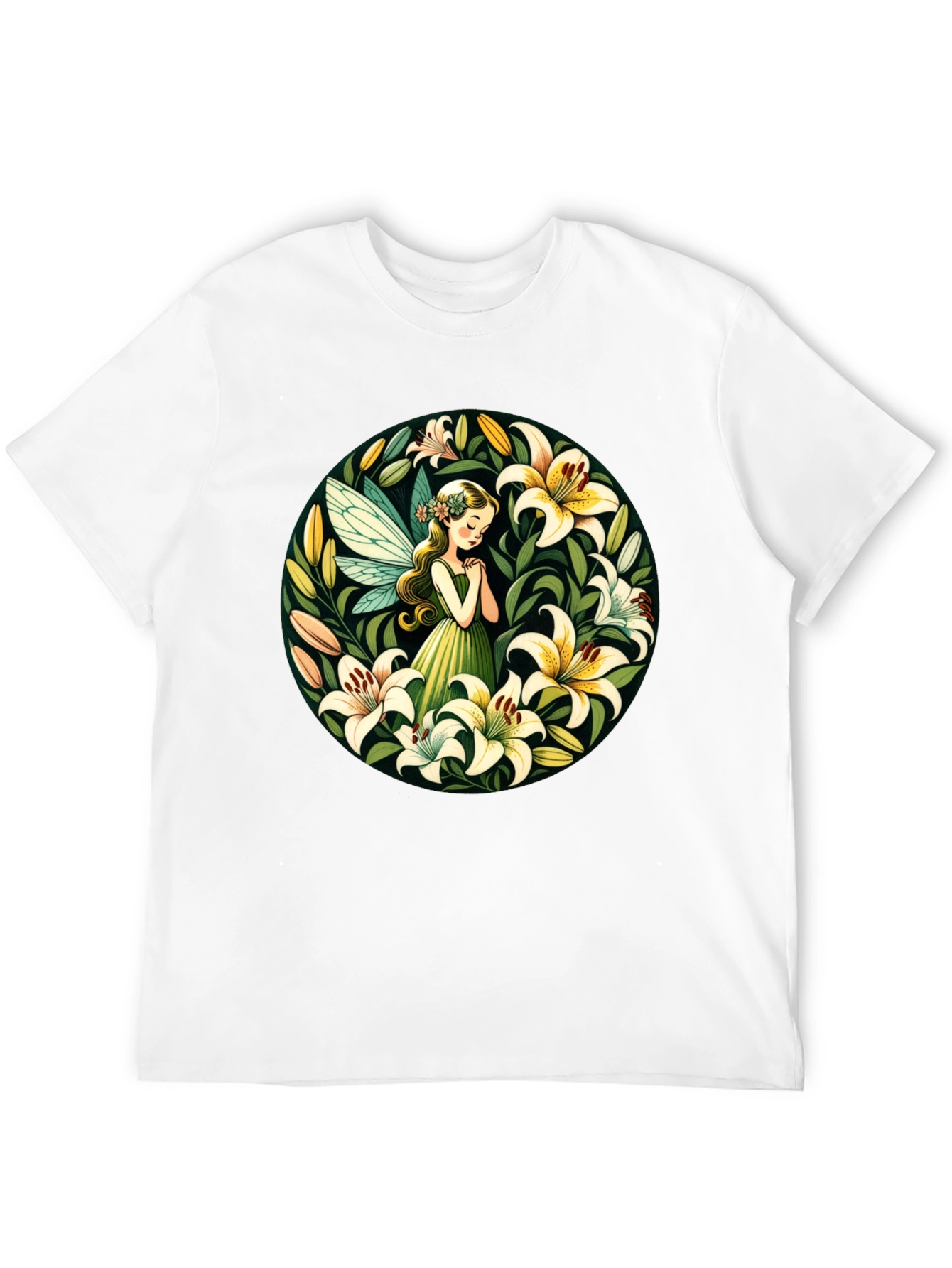 Fairy Lily T-Shirt - Whimsical Floral Design