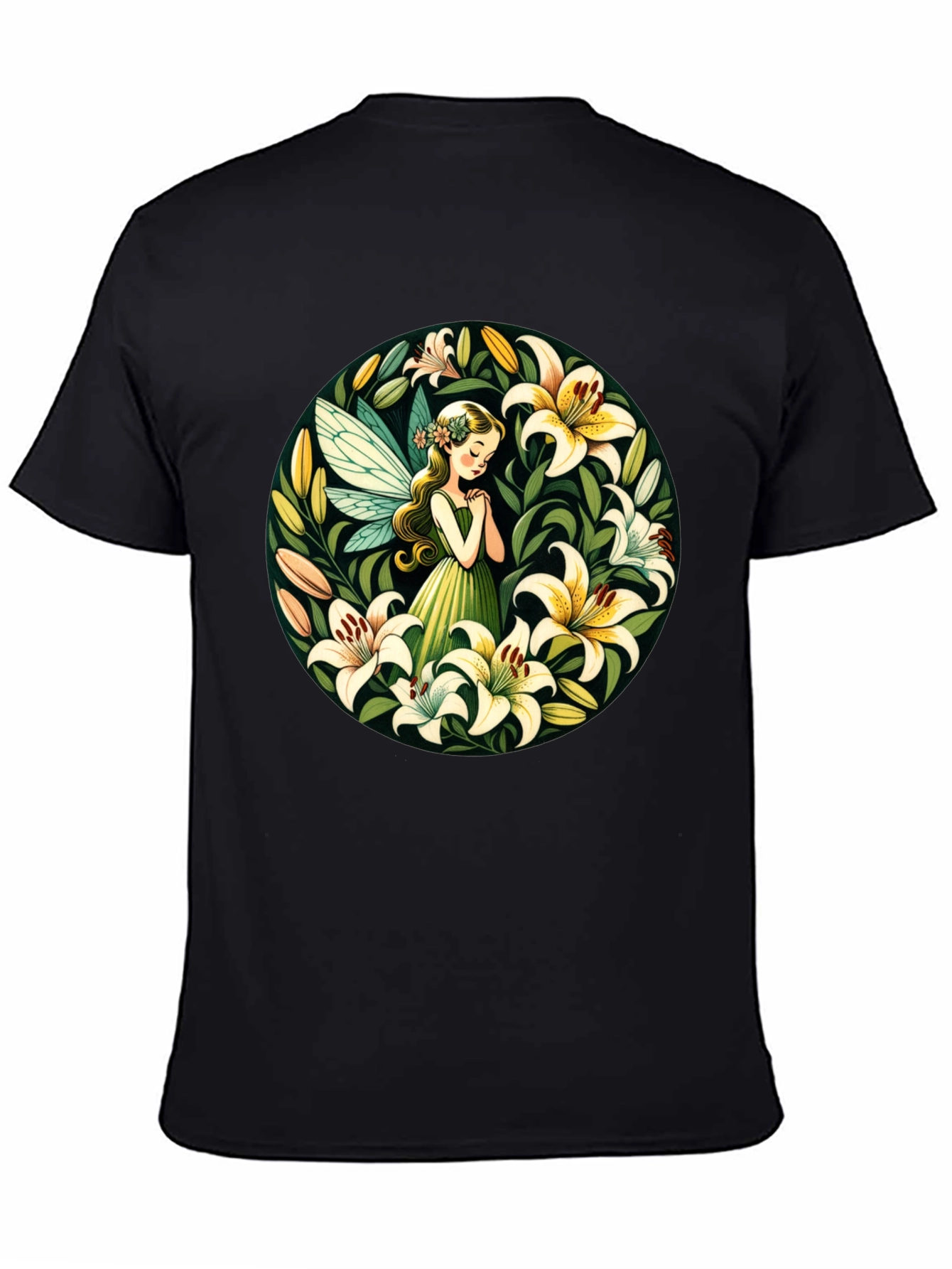 Fairy Lily T-Shirt - Whimsical Floral Design