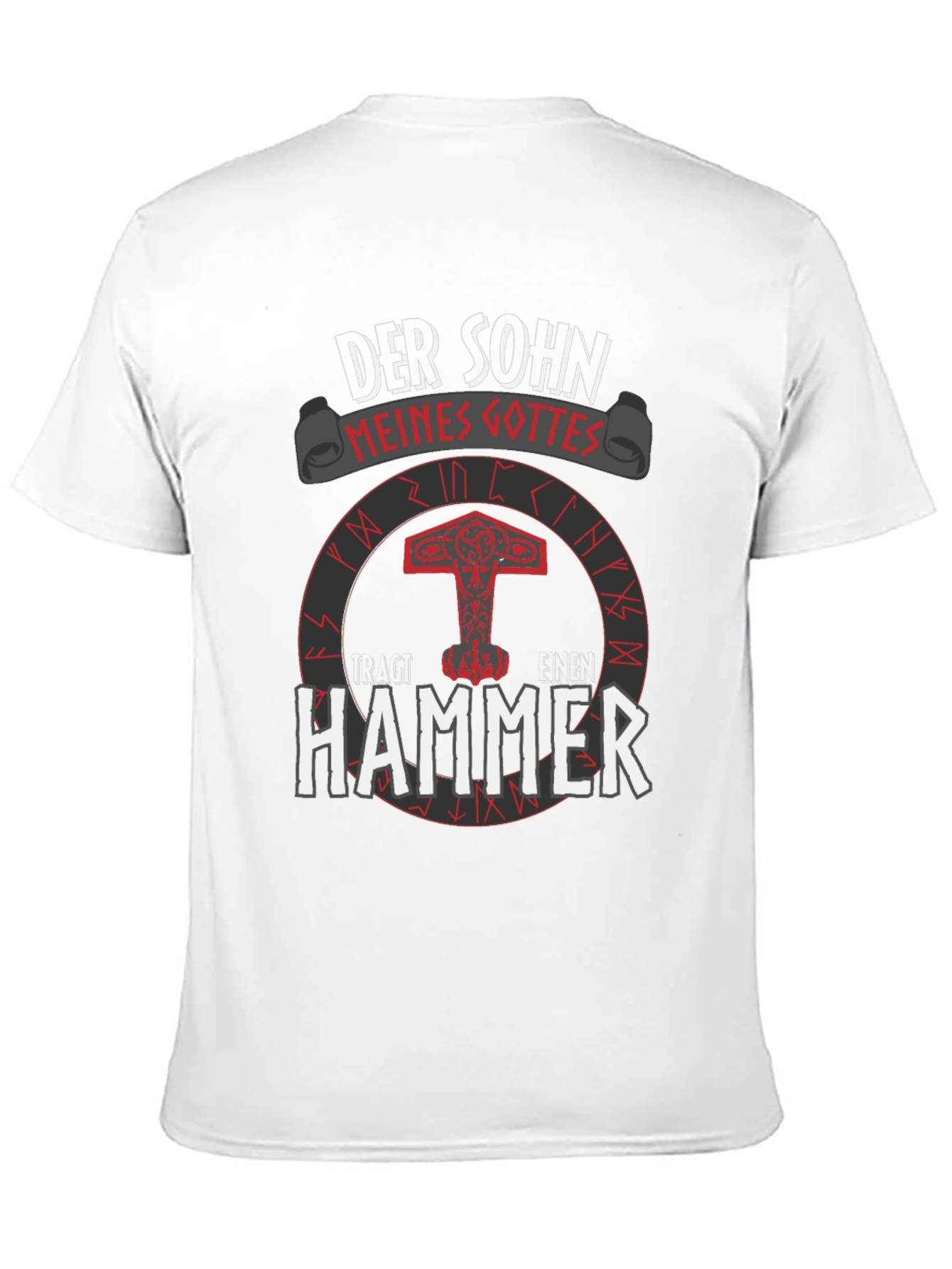 Viking Hammer T-Shirt: Son of My God Tee