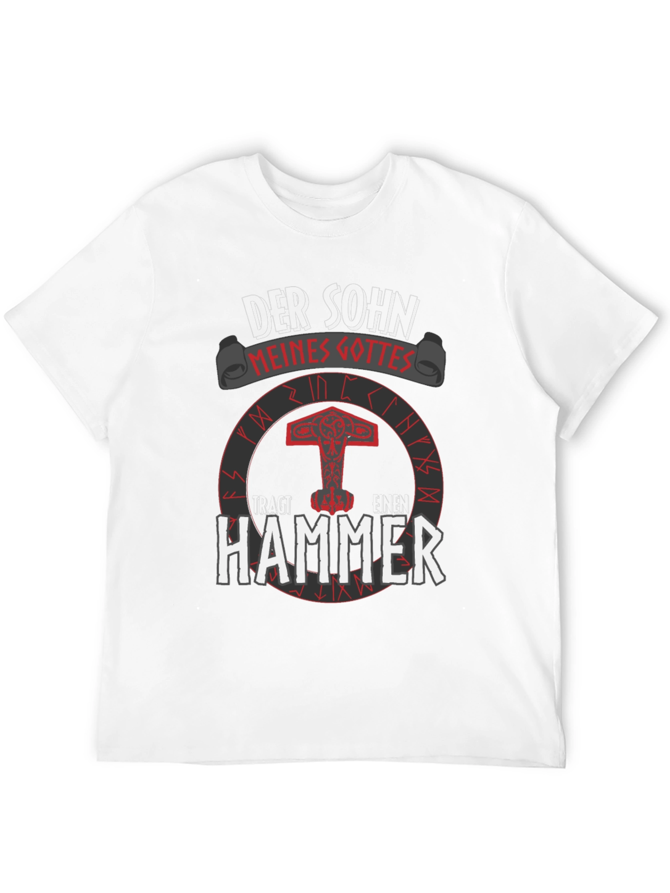 Viking Hammer T-Shirt: Son of My God Tee