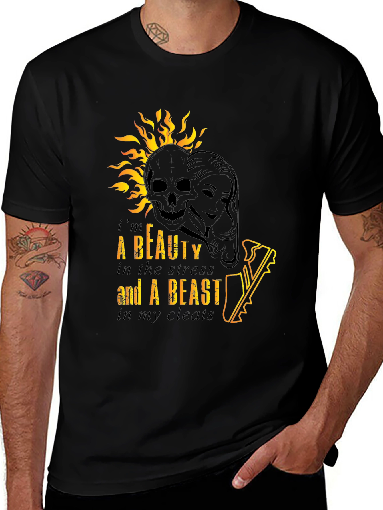 Beauty and Beast Graphic Tee