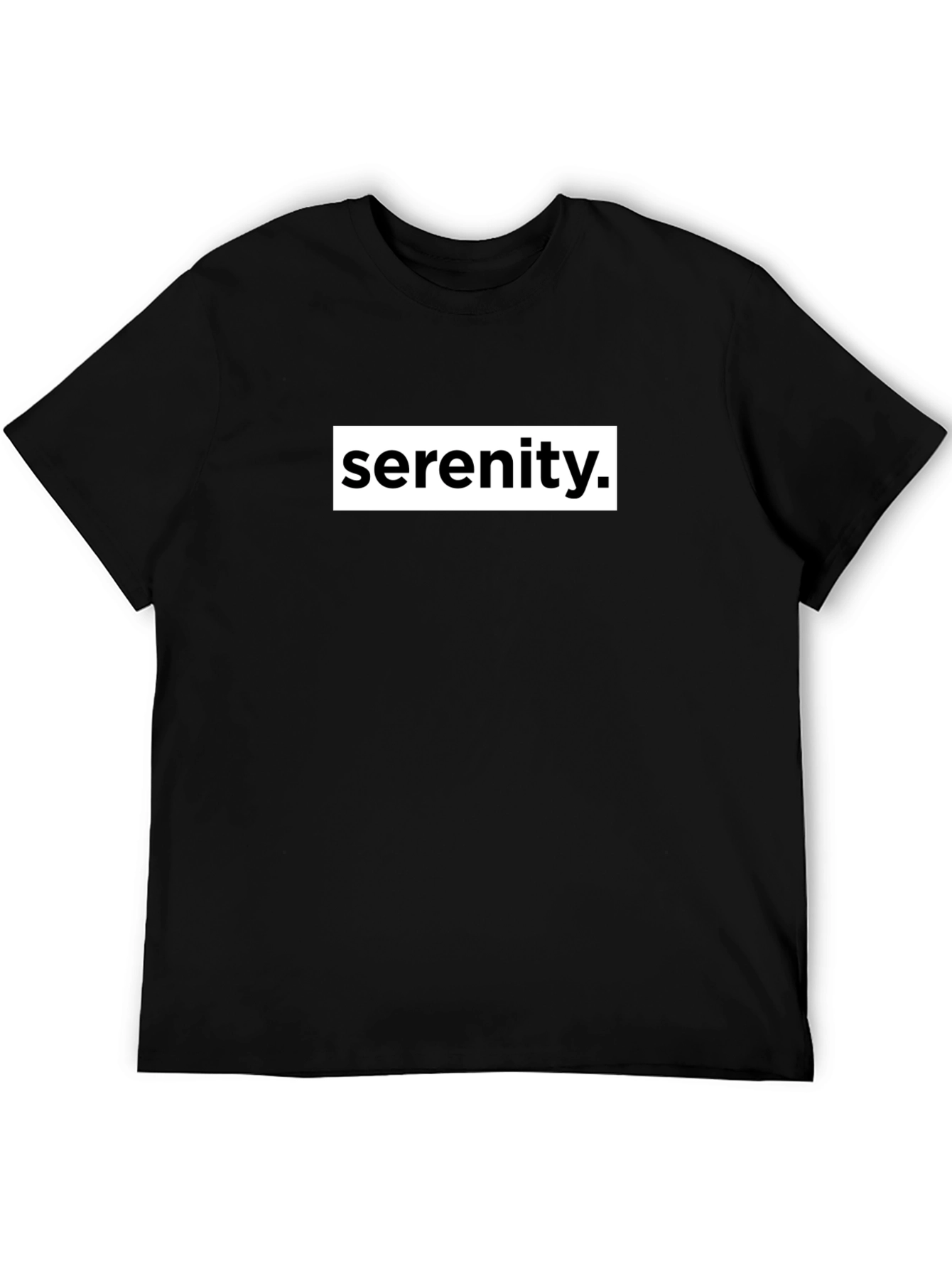 Serenity Graphic Tee - Classic Black T-Shirt