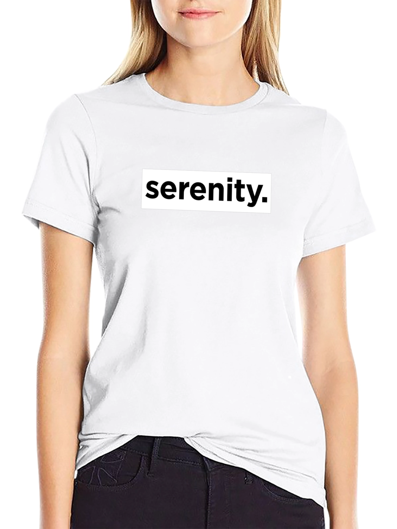 Serenity Graphic Tee - Classic Black T-Shirt