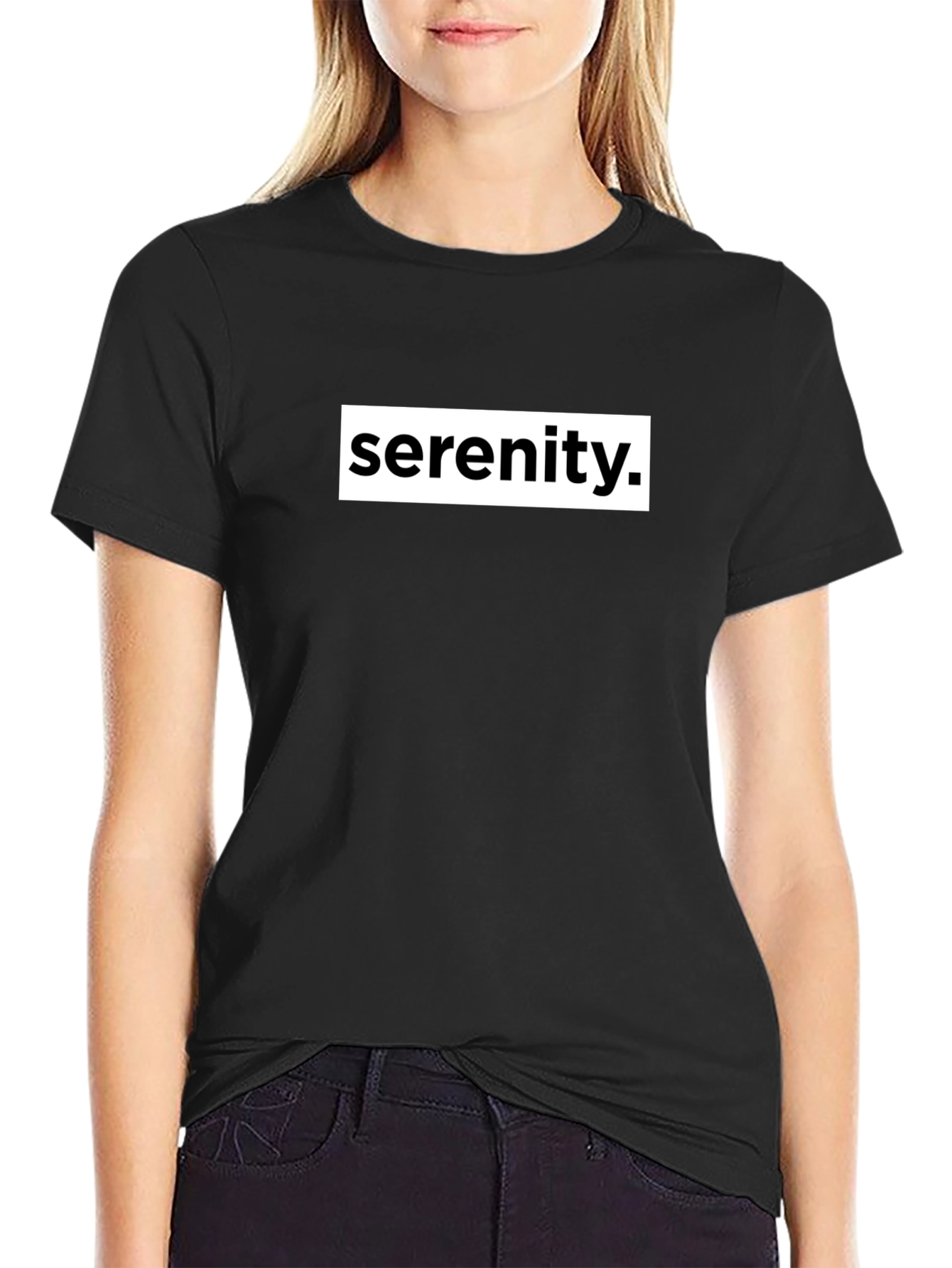 Serenity Graphic Tee - Classic Black T-Shirt
