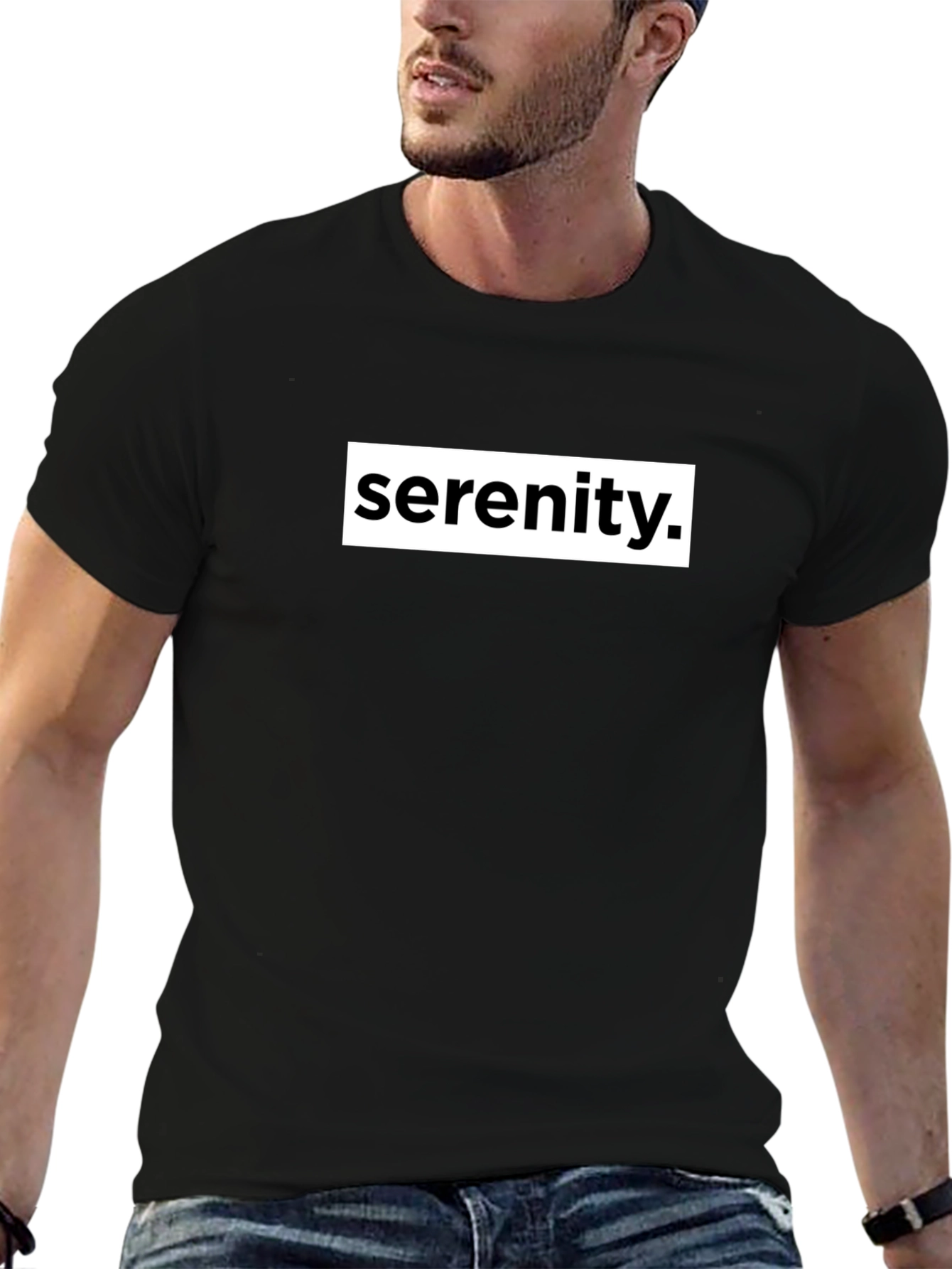 Serenity Graphic Tee - Classic Black T-Shirt