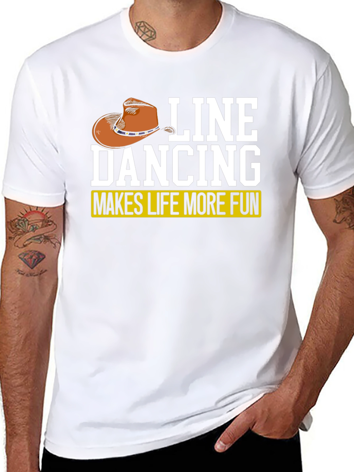 Line Dancing T-Shirt - Makes Life More Fun