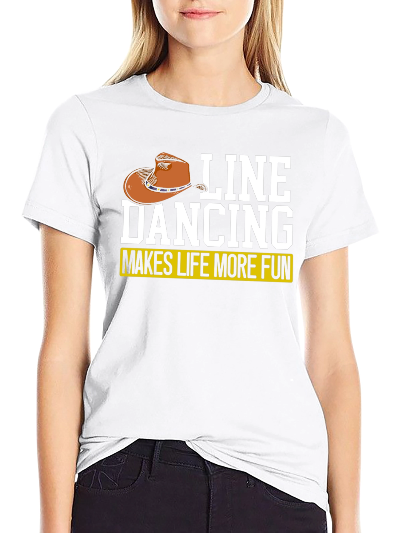 Line Dancing T-Shirt - Makes Life More Fun