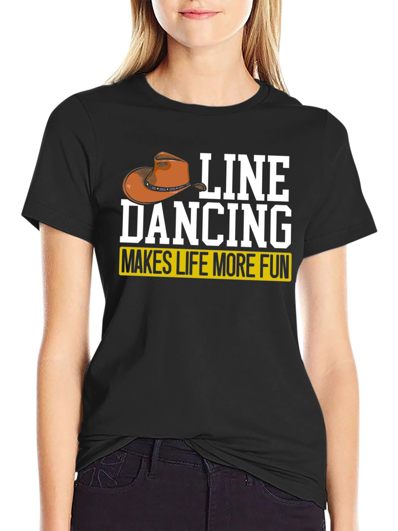 Line Dancing T-Shirt - Makes Life More Fun
