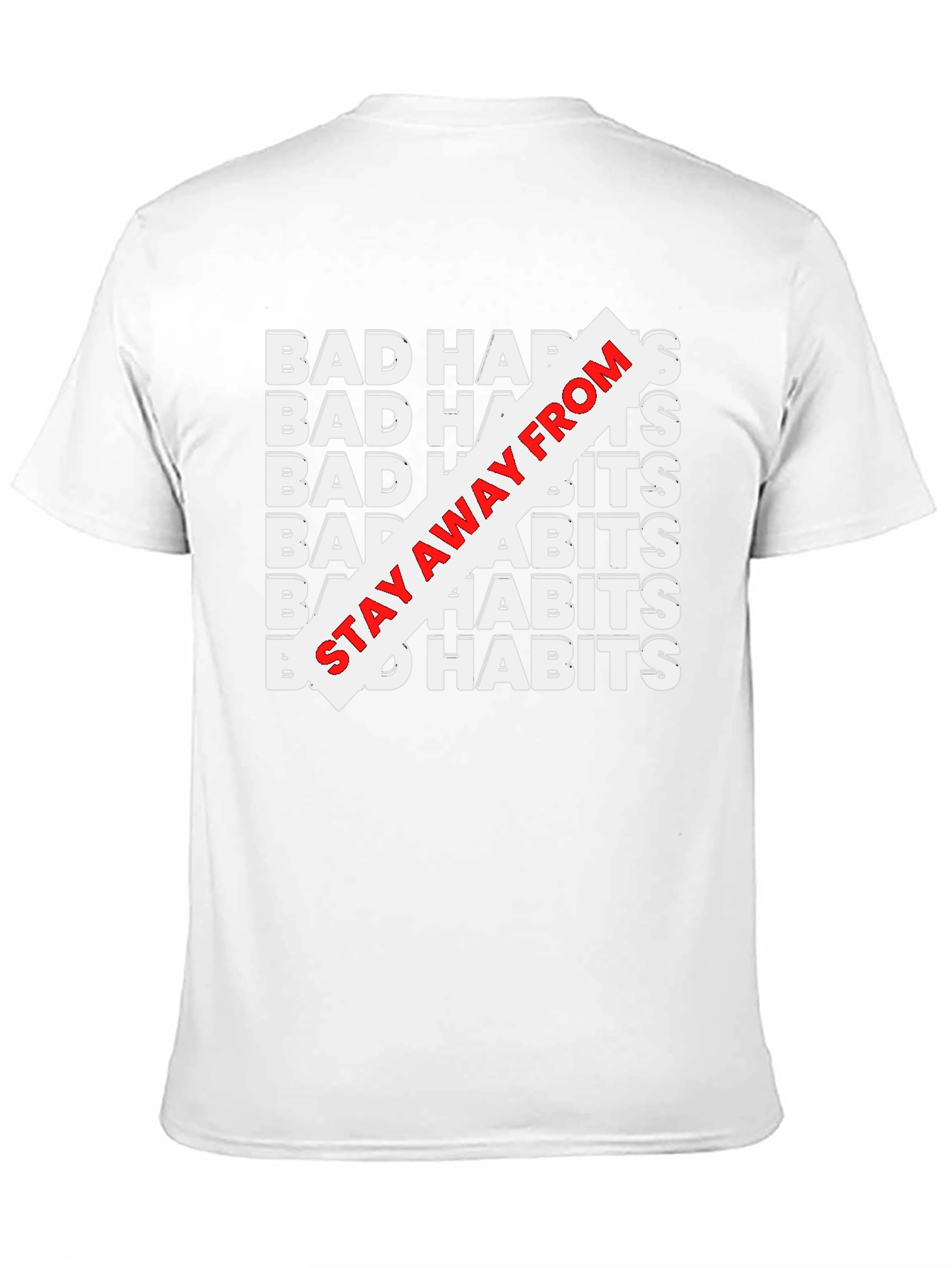 Bad Habits Tee - Stay Away Graphic T-Shirt