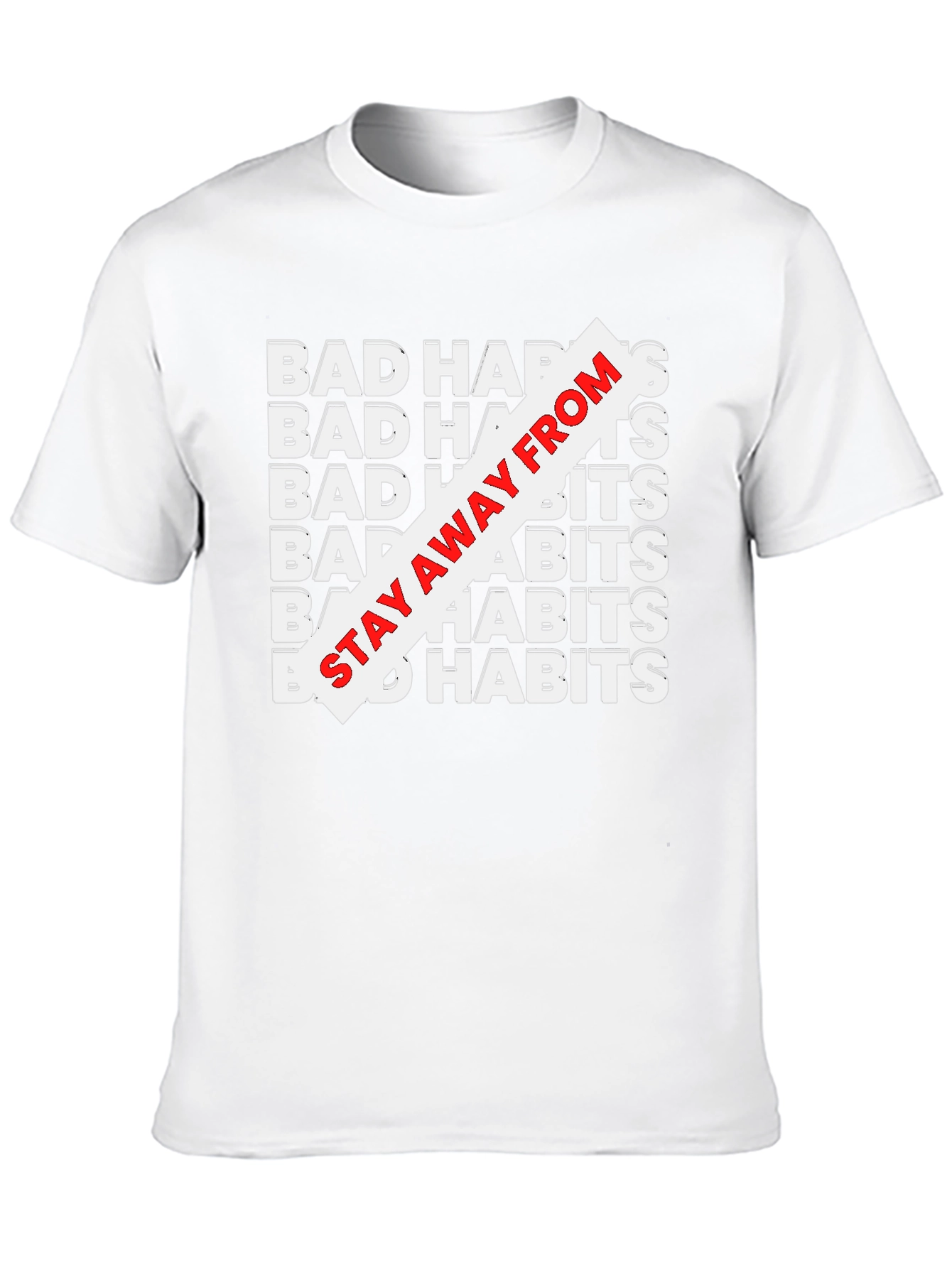 Bad Habits Tee - Stay Away Graphic T-Shirt