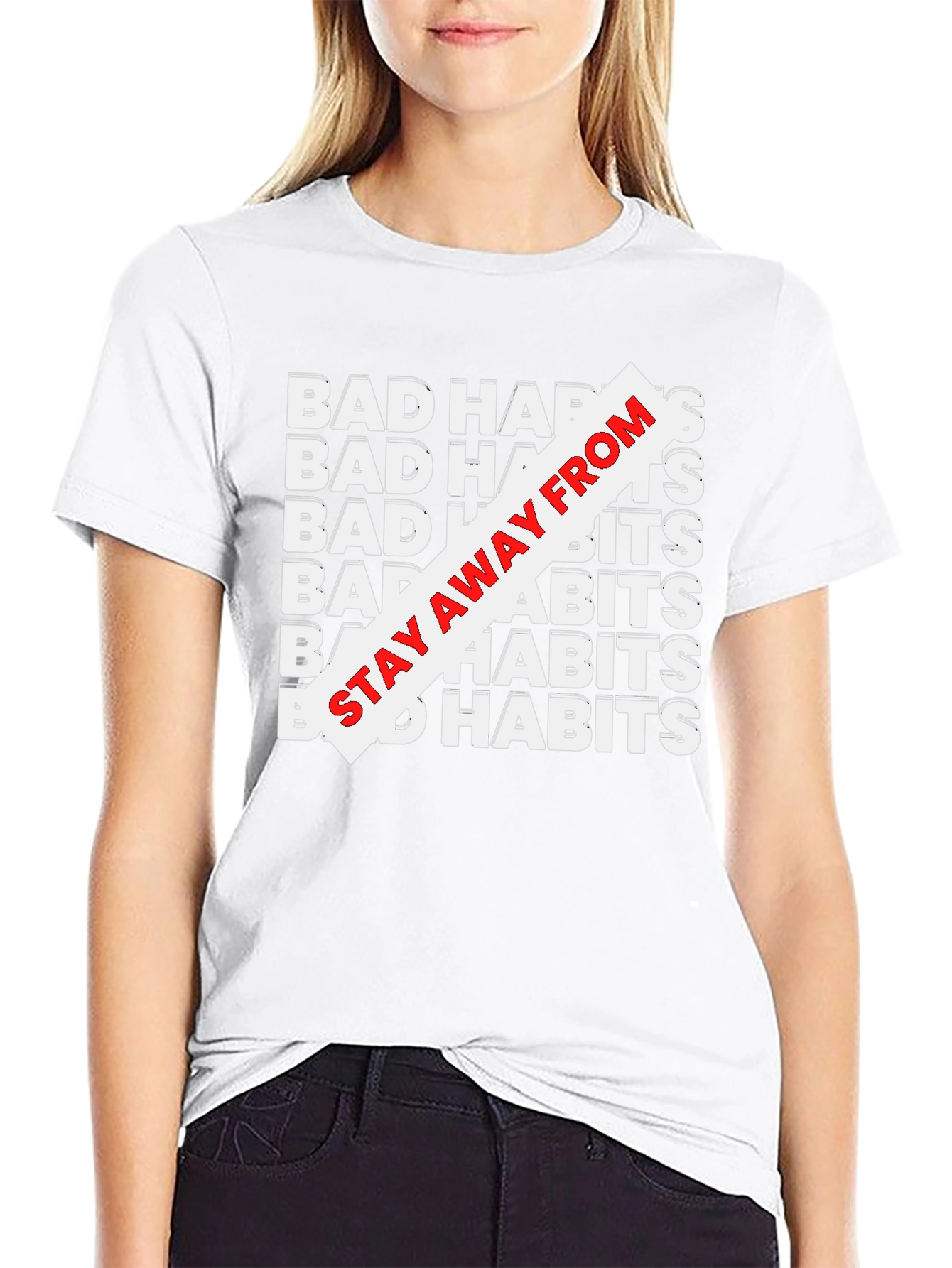 Bad Habits Tee - Stay Away Graphic T-Shirt