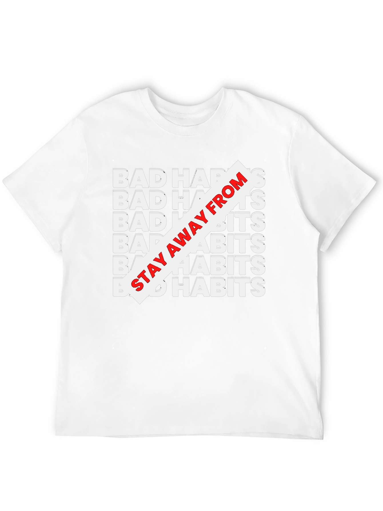 Bad Habits Tee - Stay Away Graphic T-Shirt