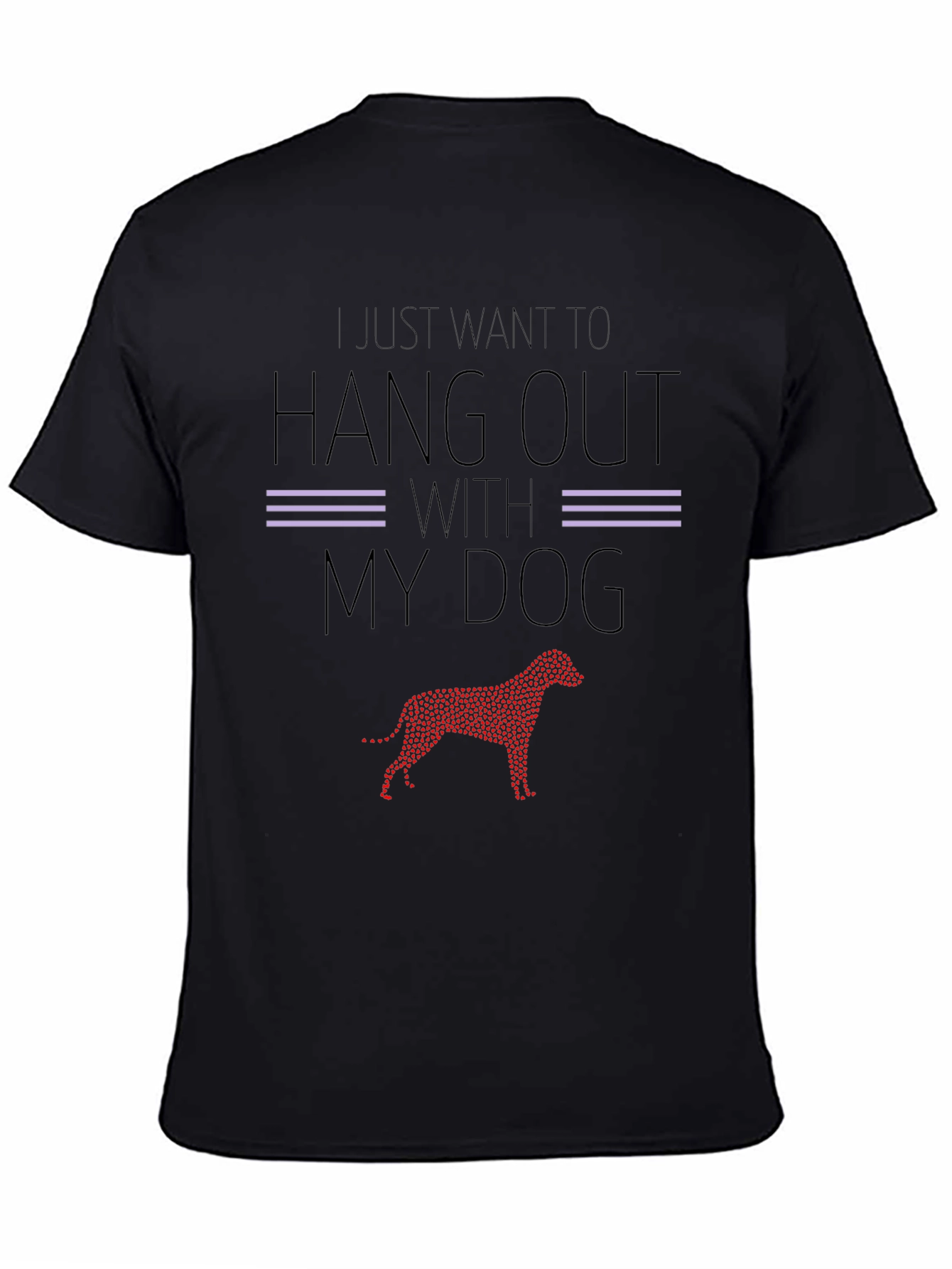 Hang Out With My Dog T-Shirt - Unisex